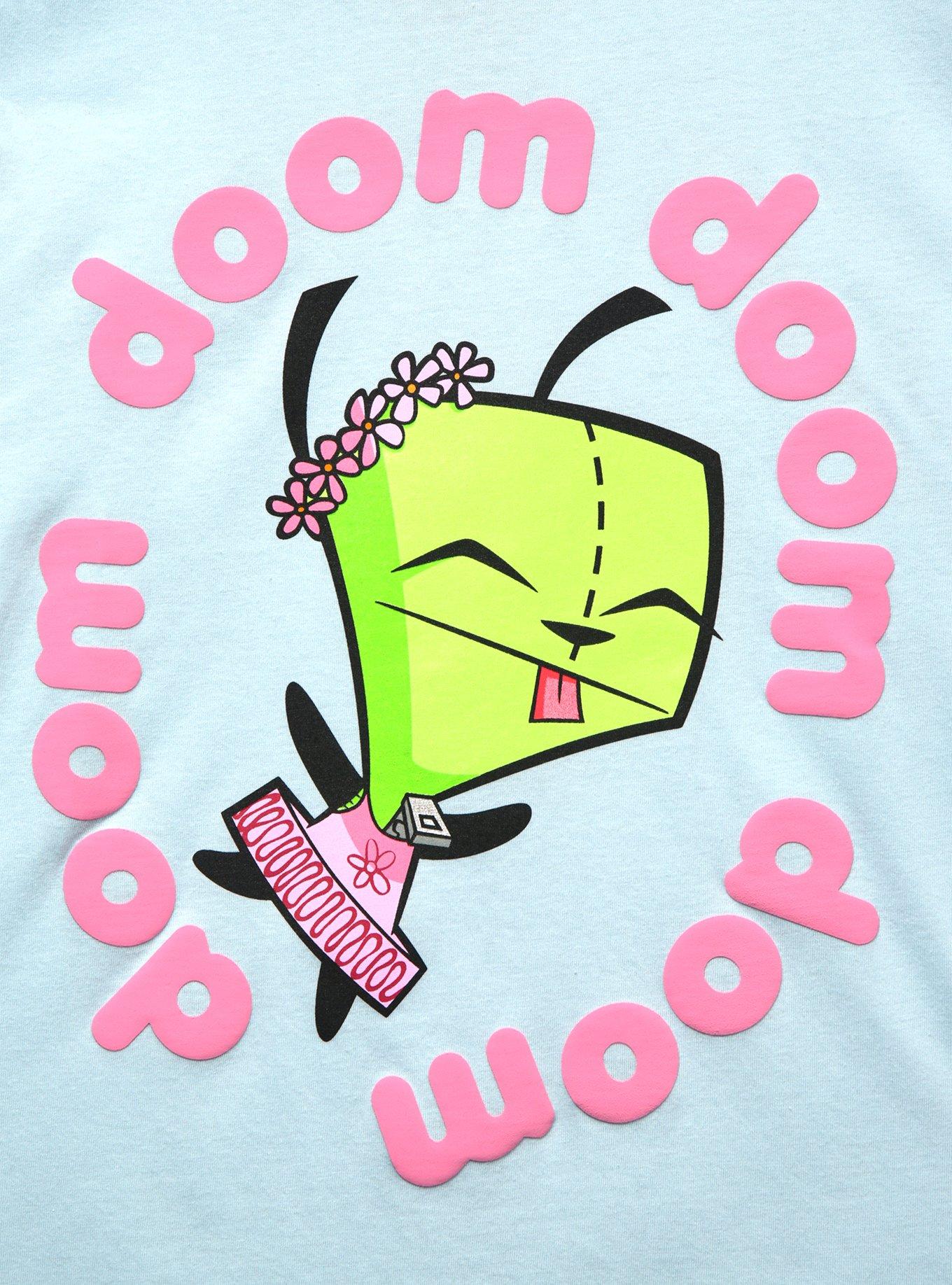 Invader Zim GIR Ballerina Women's T-Shirt - BoxLunch Exclusive, LIGHT BLUE, alternate