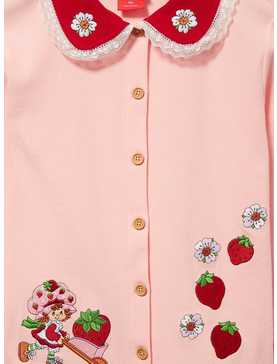 Strawberry Shortcake Portrait Collared Women's Cardigan - BoxLunch Exclusive, , hi-res