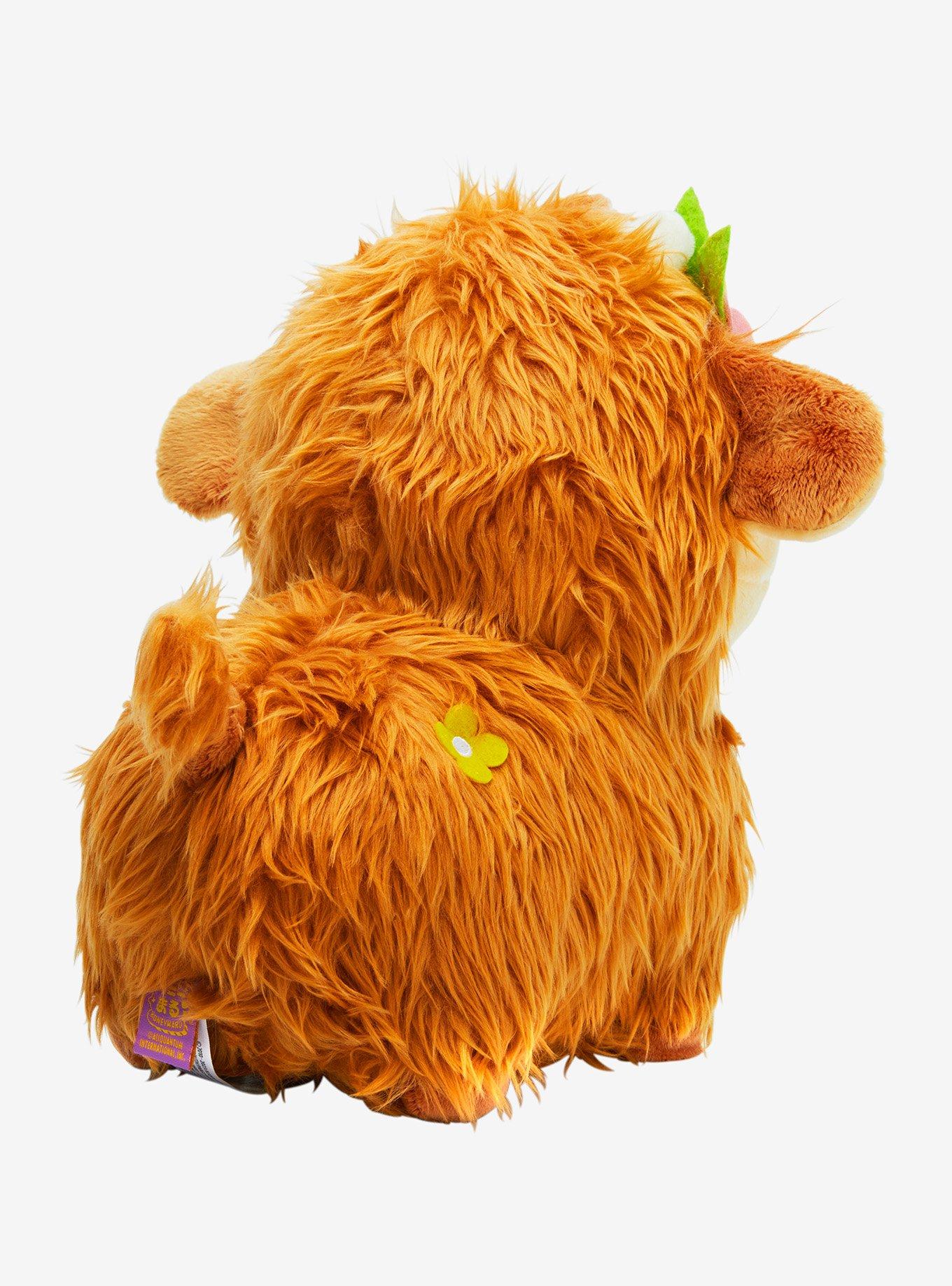 Fluffy Floral Highland Cow 10 Inch Plush - BoxLunch Exclusive