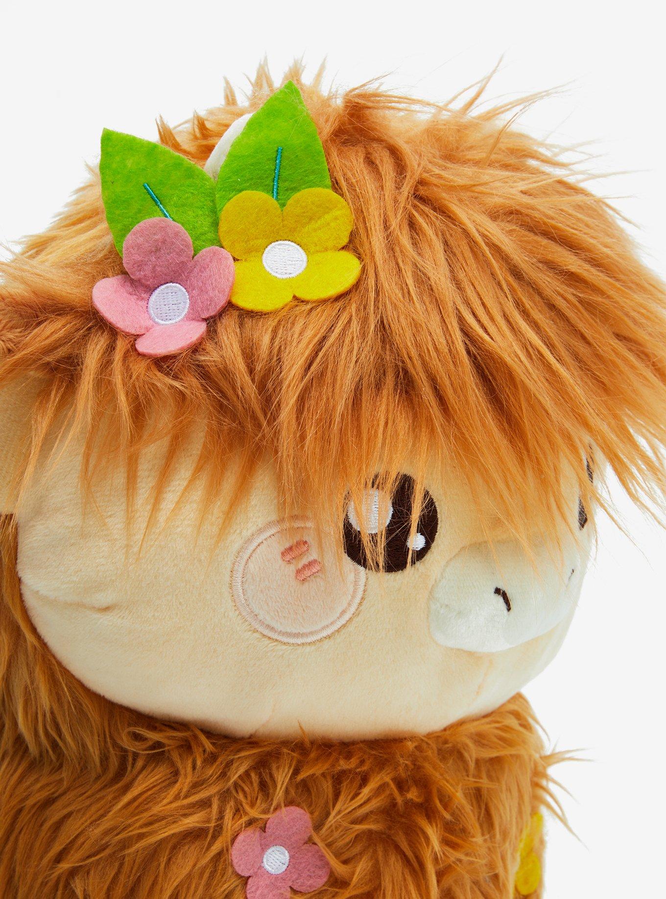 Fluffy Floral Highland Cow 10 Inch Plush - BoxLunch Exclusive