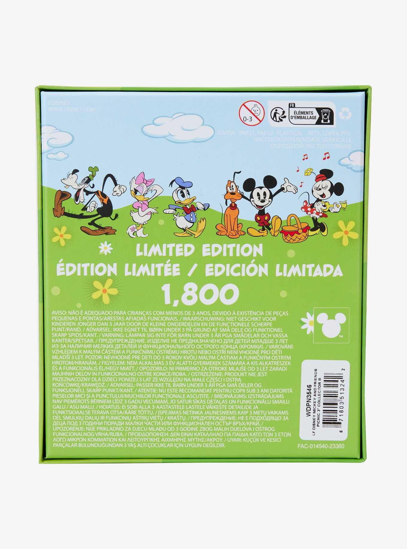 Loungefly Disney Mickey Mouse Perfect Picnic Limited Edition Enamel Pin, , hi-res
