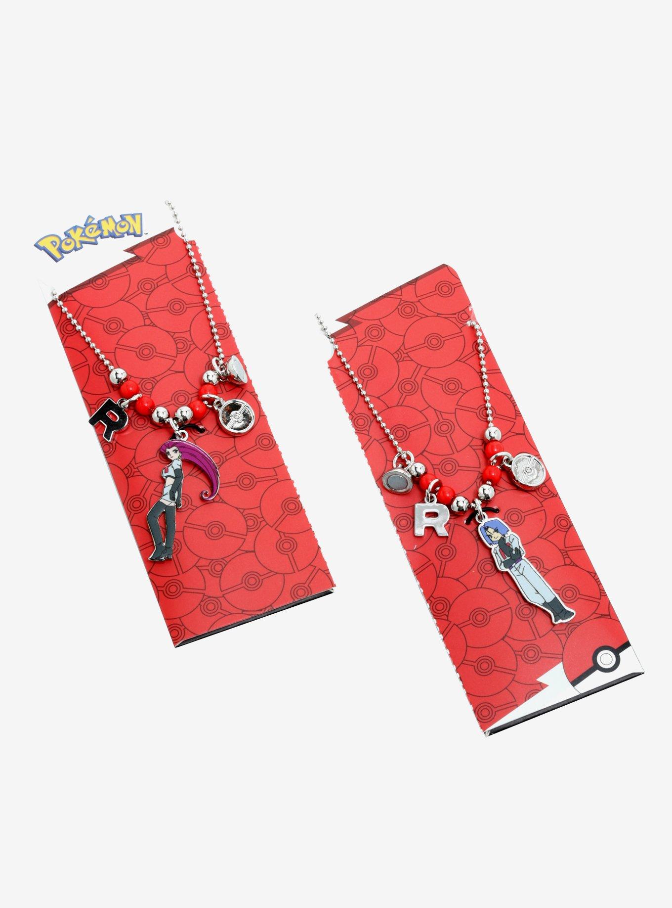Pokémon Team Rocket Jessie & James Bestie Necklace Set - BoxLunch Exclusive, , alternate
