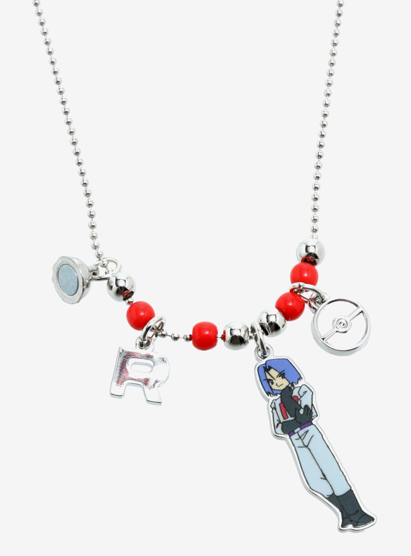 Pok&eacute;mon Team Rocket Jessie & James Bestie Necklace Set - BoxLunch Exclusive, , alternate