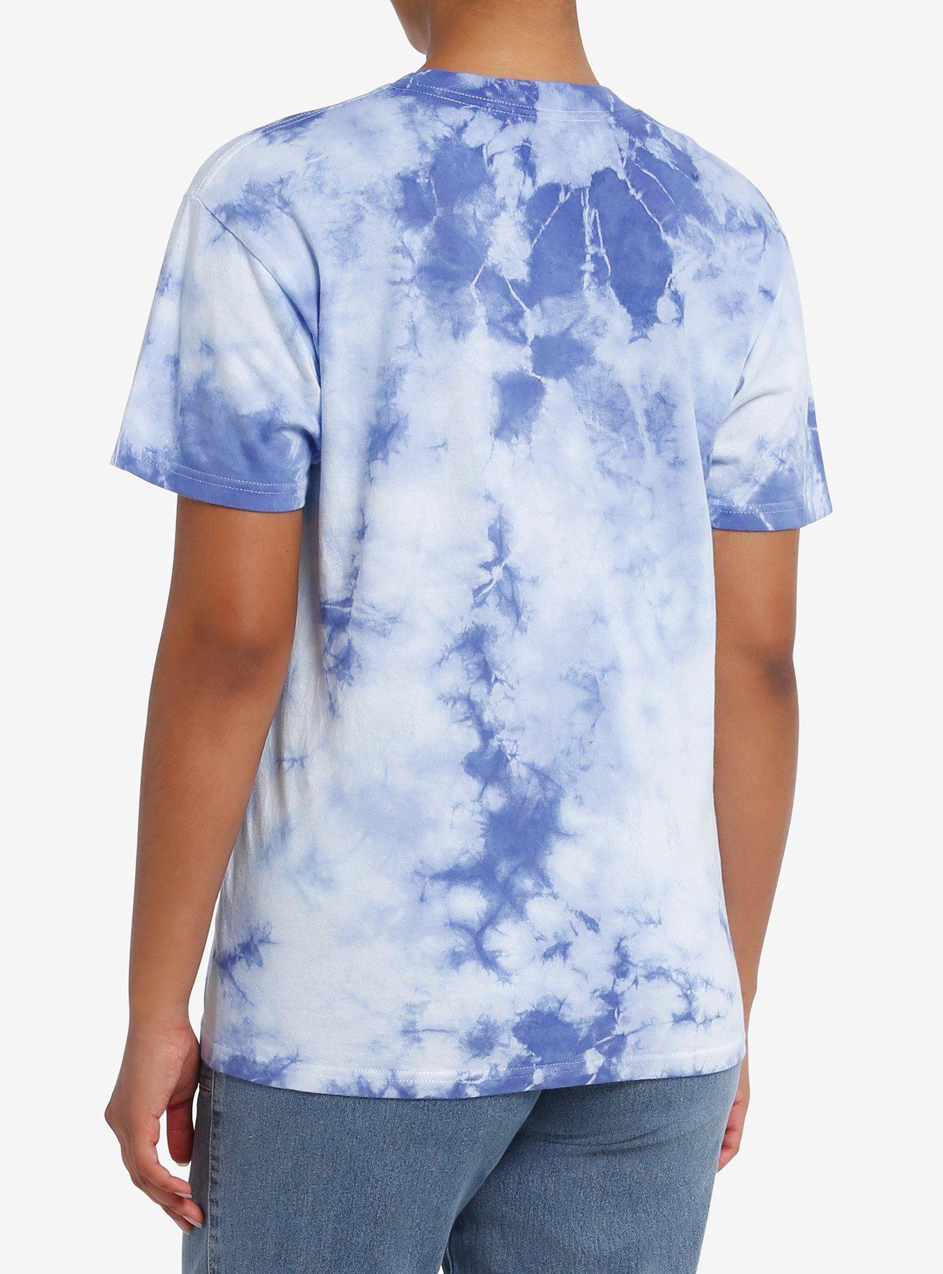Kirby Warp Star Tie-Dye Boyfriend Fit Girls T-Shirt, MULTI, alternate