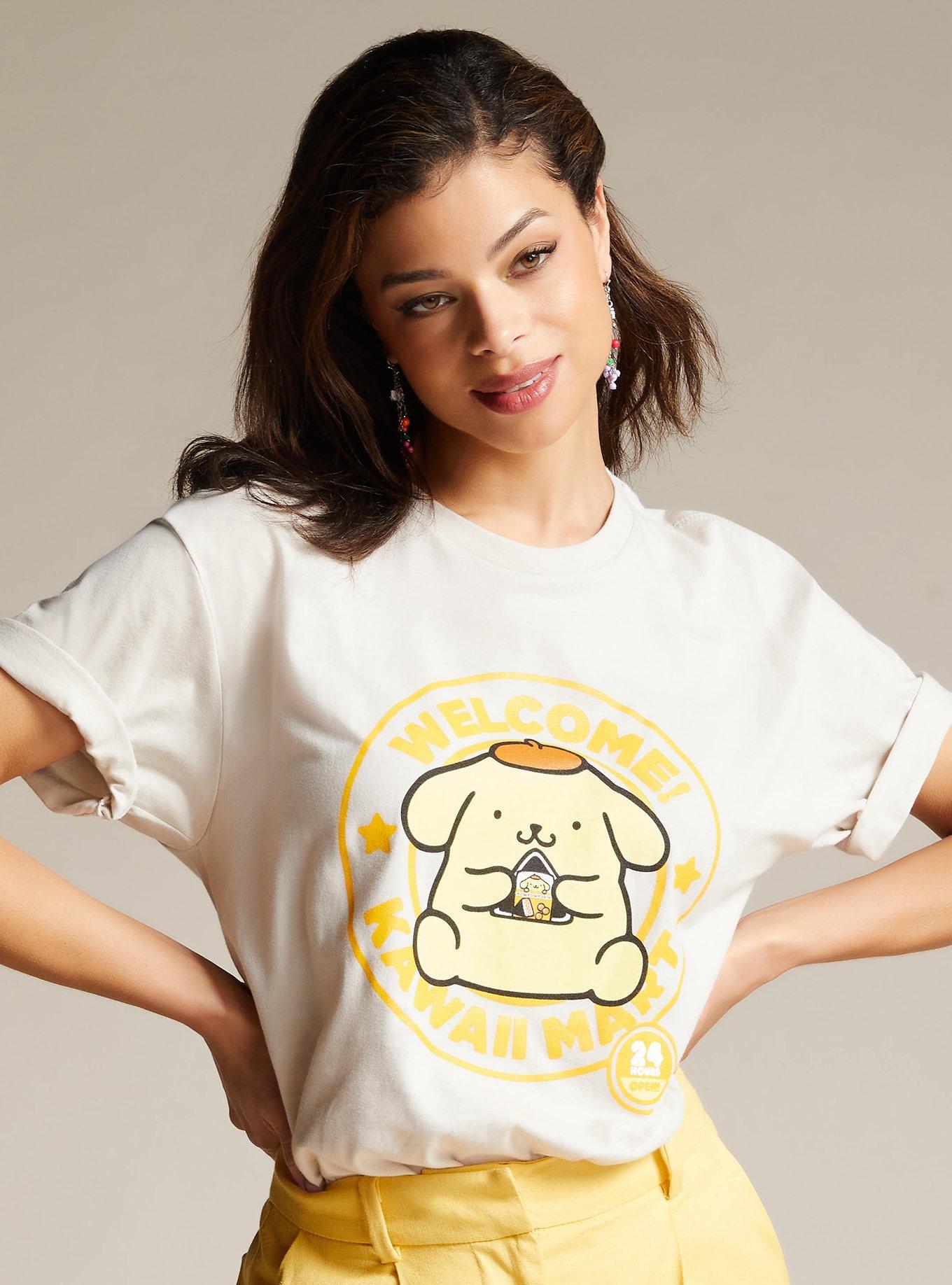 Sanrio Hello Kitty and Friends Kawaii Mart Pompompurin T-Shirt - BoxLunch Exclusive, OFF WHITE, alternate