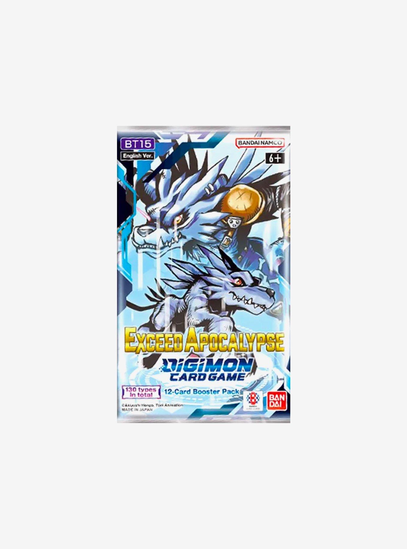 Bandai Namco Digimon Card Game Exceed Apocalypse Booster Pack