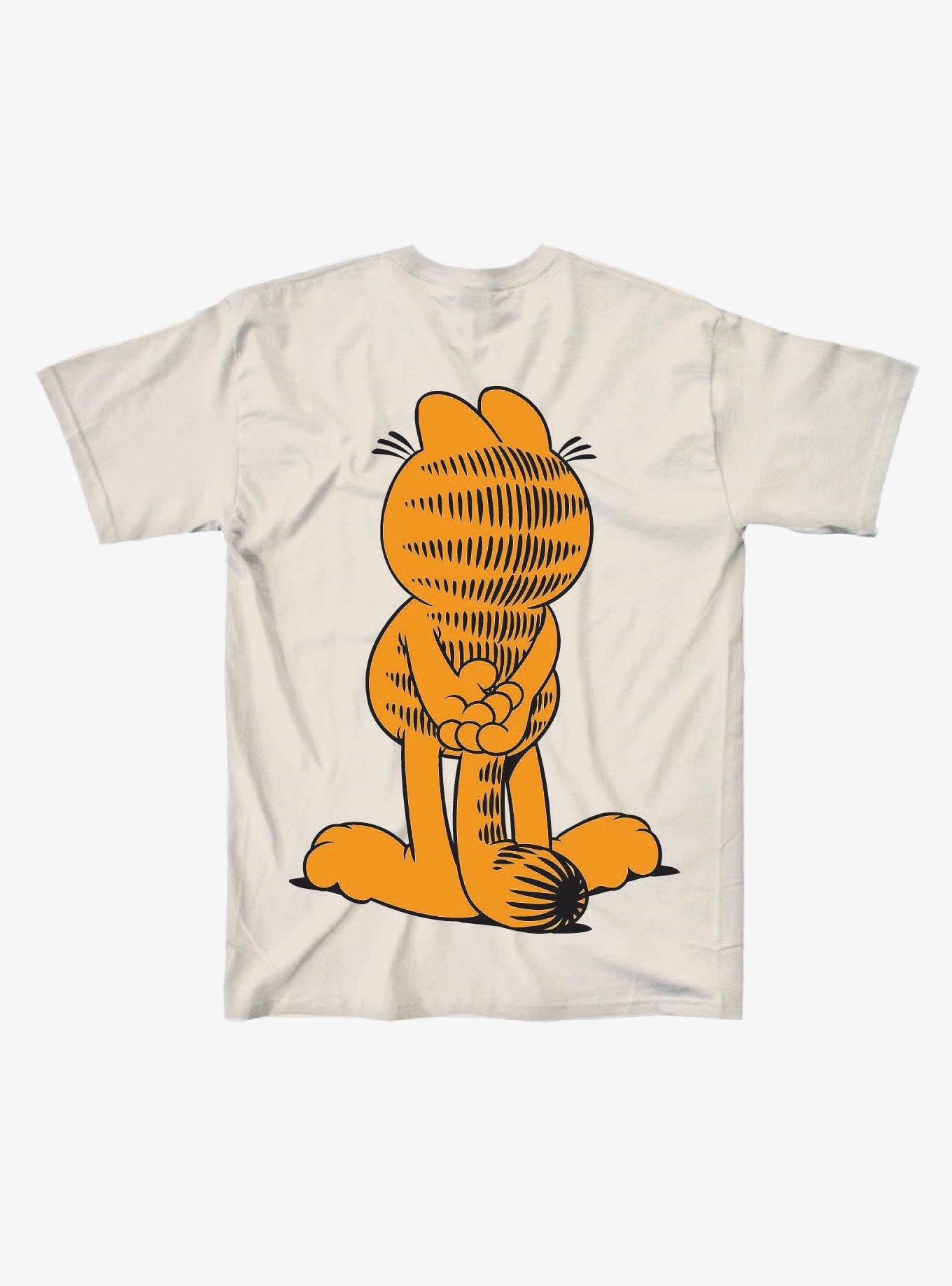 Garfield Posing Double-Sided Boyfriend Fit Girls T-Shirt, MULTI, alternate
