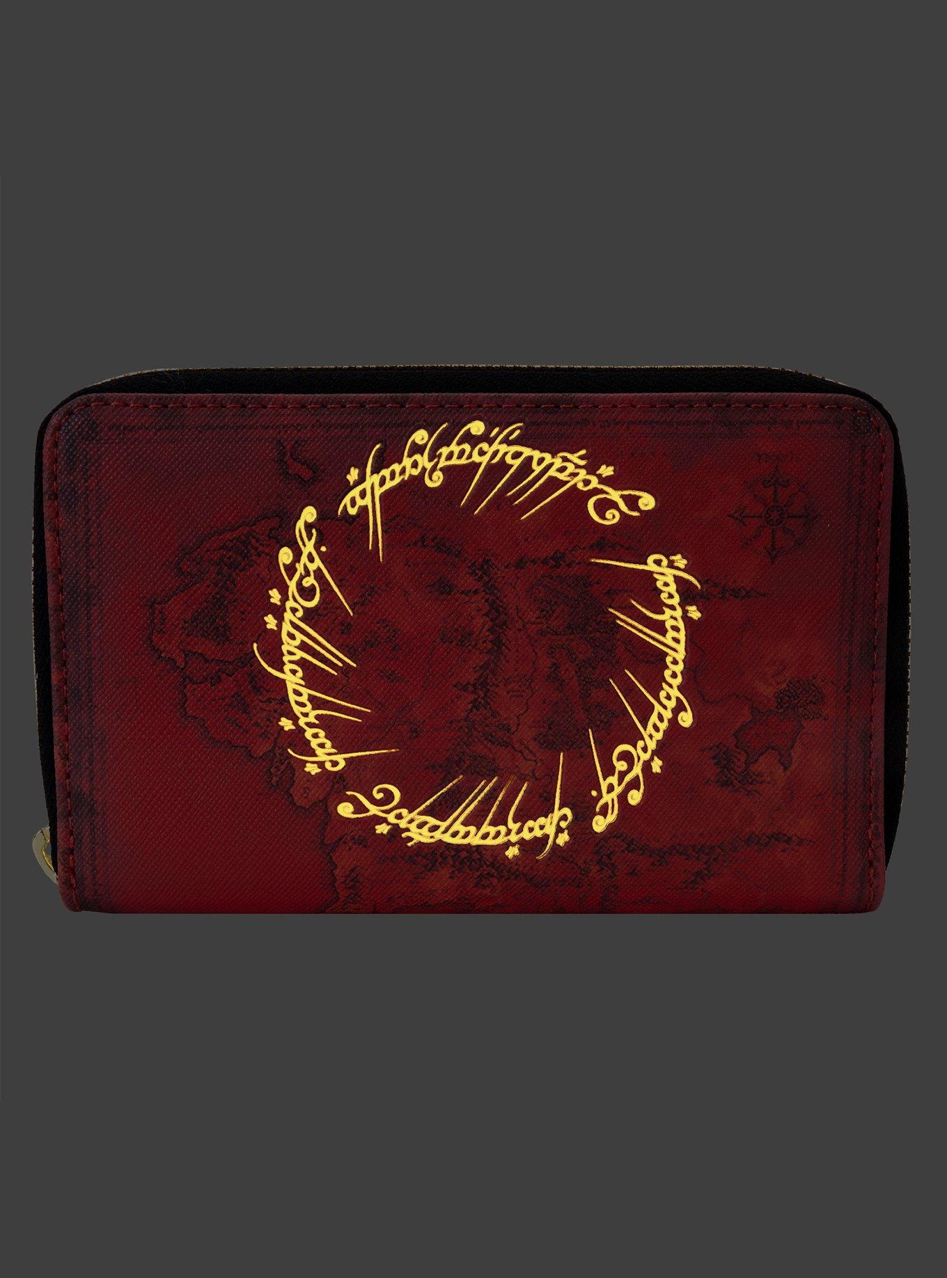 Loungefly The Lord Of The Rings The One Ring Glow-In-The-Dark Zipper Wallet, , alternate