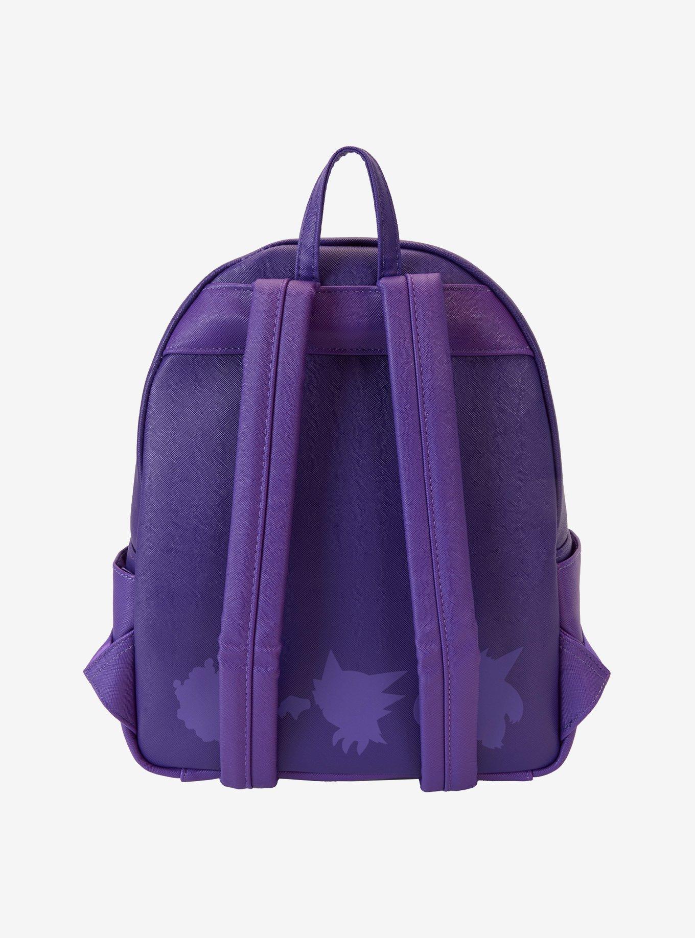 Loungefly Pokémon Gastly Evolutions Triple Pocket Mini Backpack, , alternate