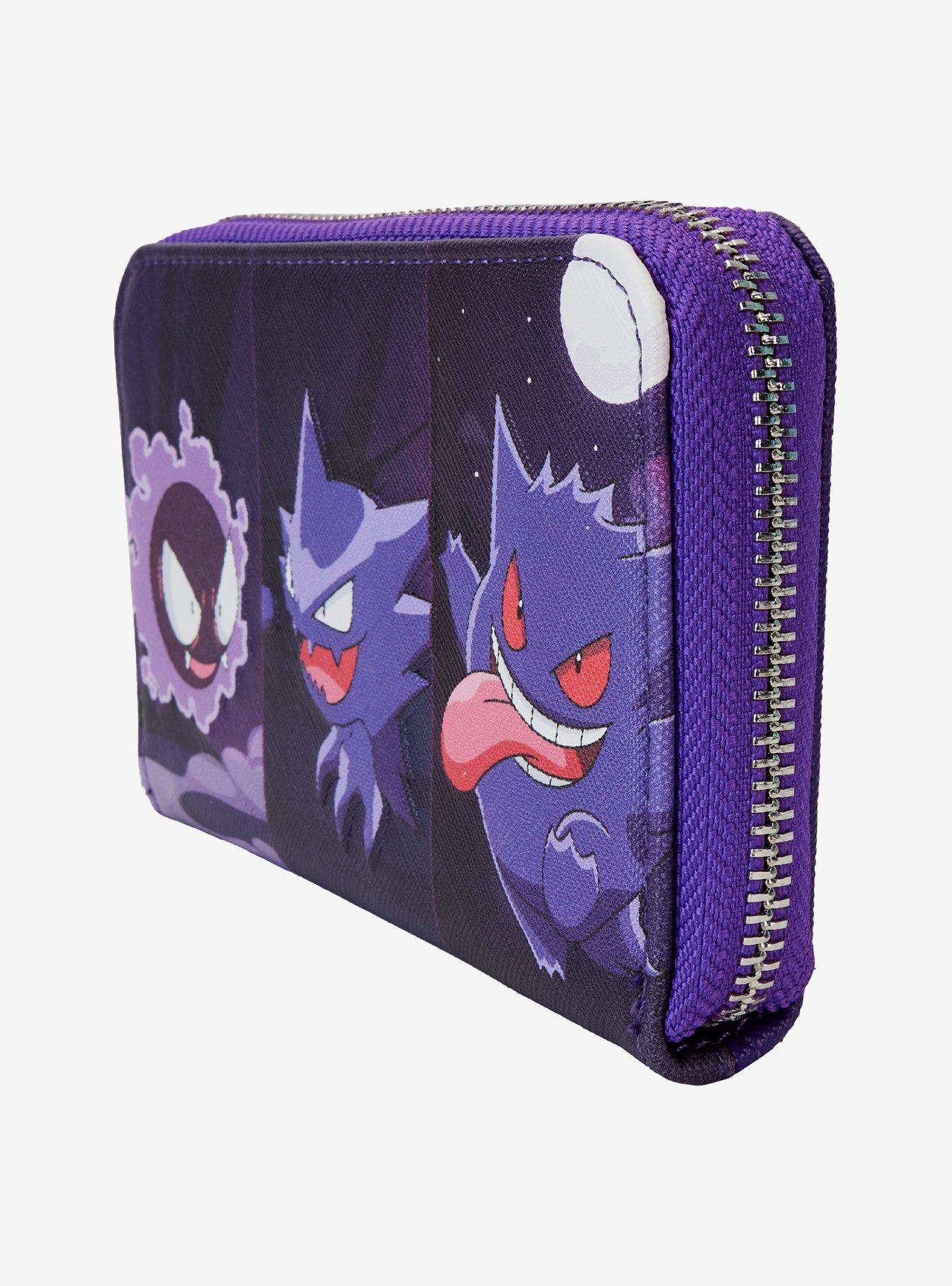 Loungefly Pokémon Gastly Evolutions Zipper Wallet, , alternate