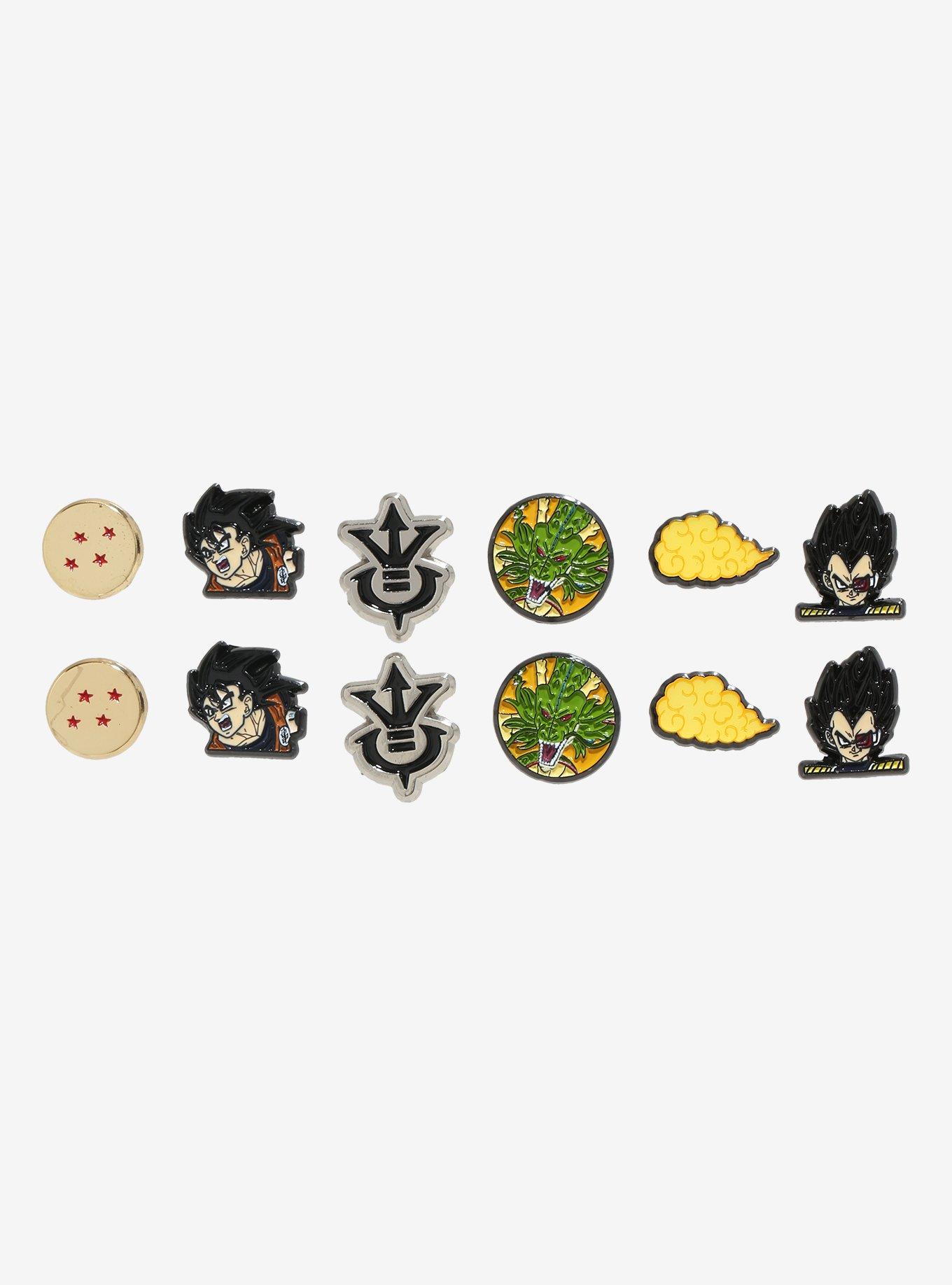 Dragon Ball Z Character Stud Earring Set, , alternate