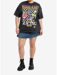 Mario Kart Peach Racing Boyfriend Fit Girls T-Shirt Plus Size, MULTI, alternate