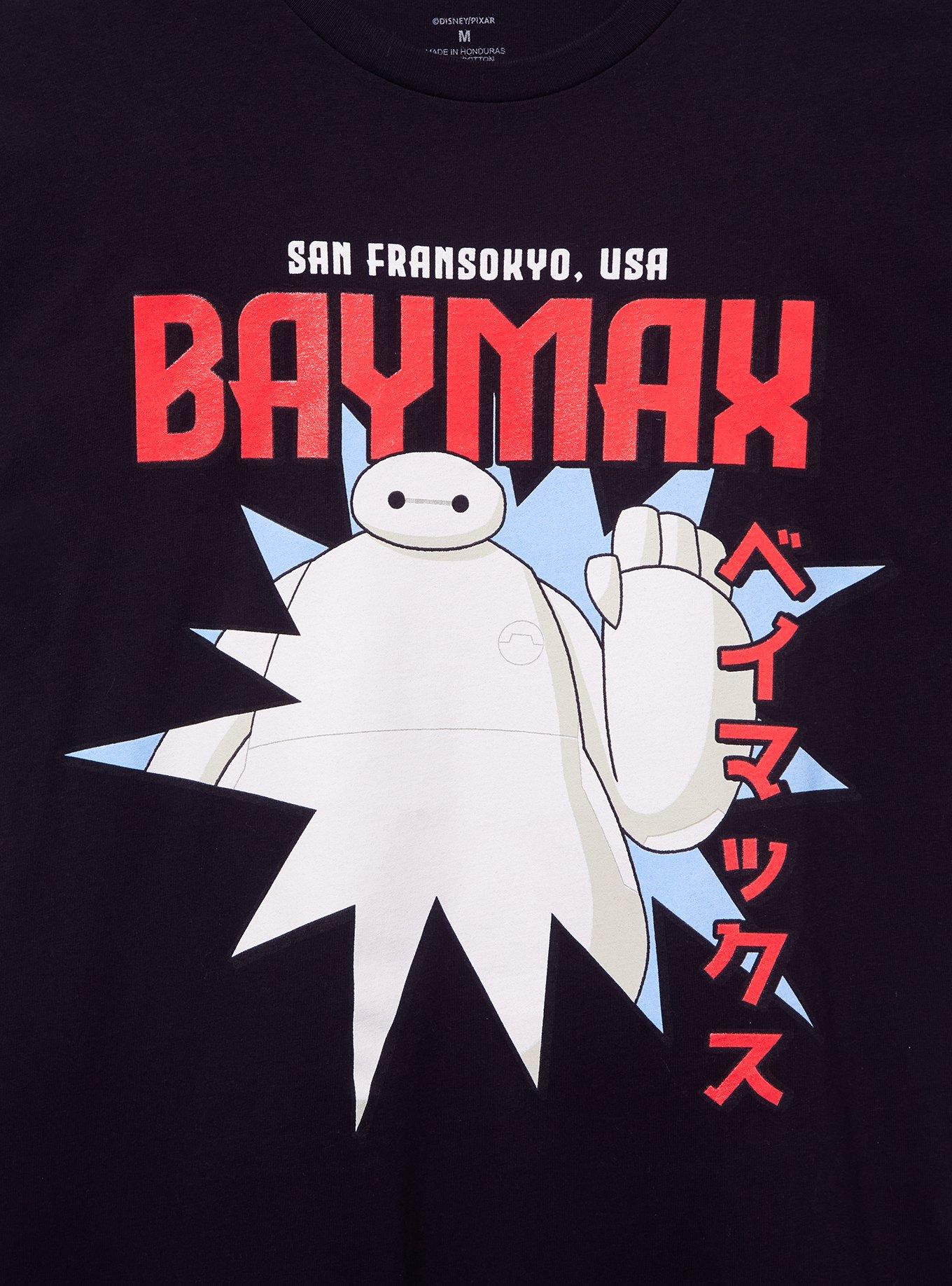 Disney Big Hero 6 Baymax San Fransokyo Women's T-Shirt &mdash; BoxLunch Exclusive, BLACK, alternate