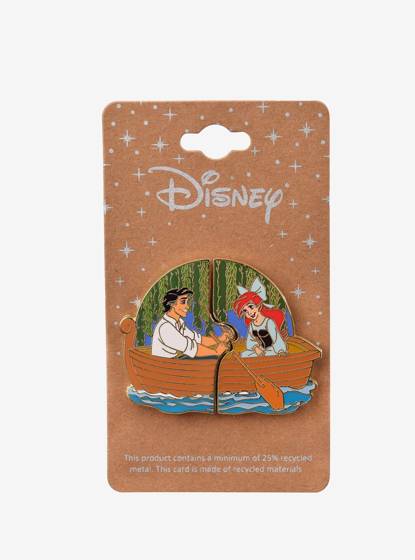 Disney The Little Mermaid Ariel & Eric Boat Scene Enamel Pin Set - BoxLunch Exclusive, , alternate