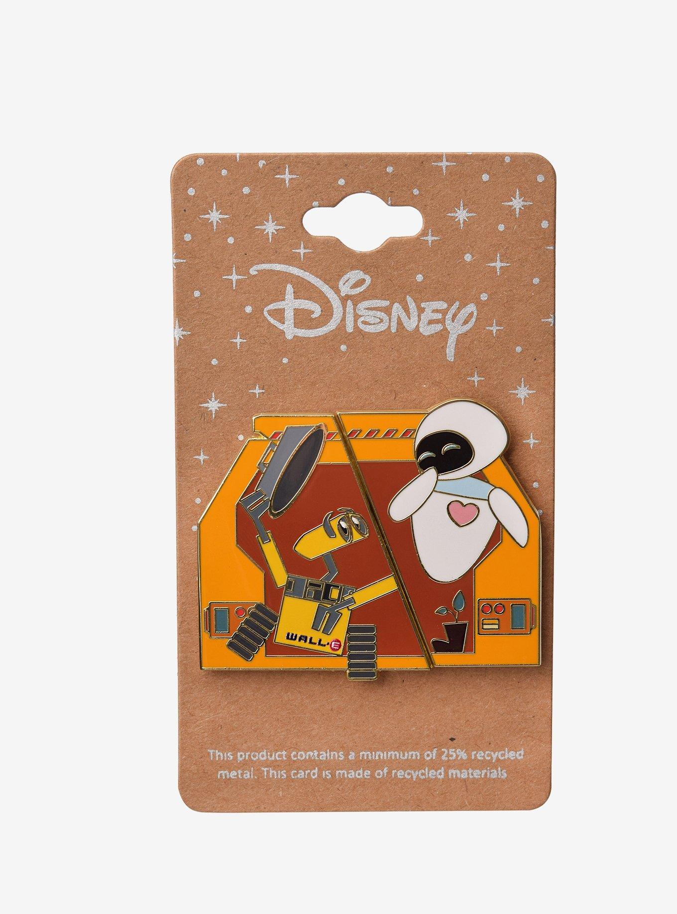 Disney Pixar WALL-E EVE & WALL-E Portrait Enamel Pin Set - BoxLunch Exclusive, , alternate