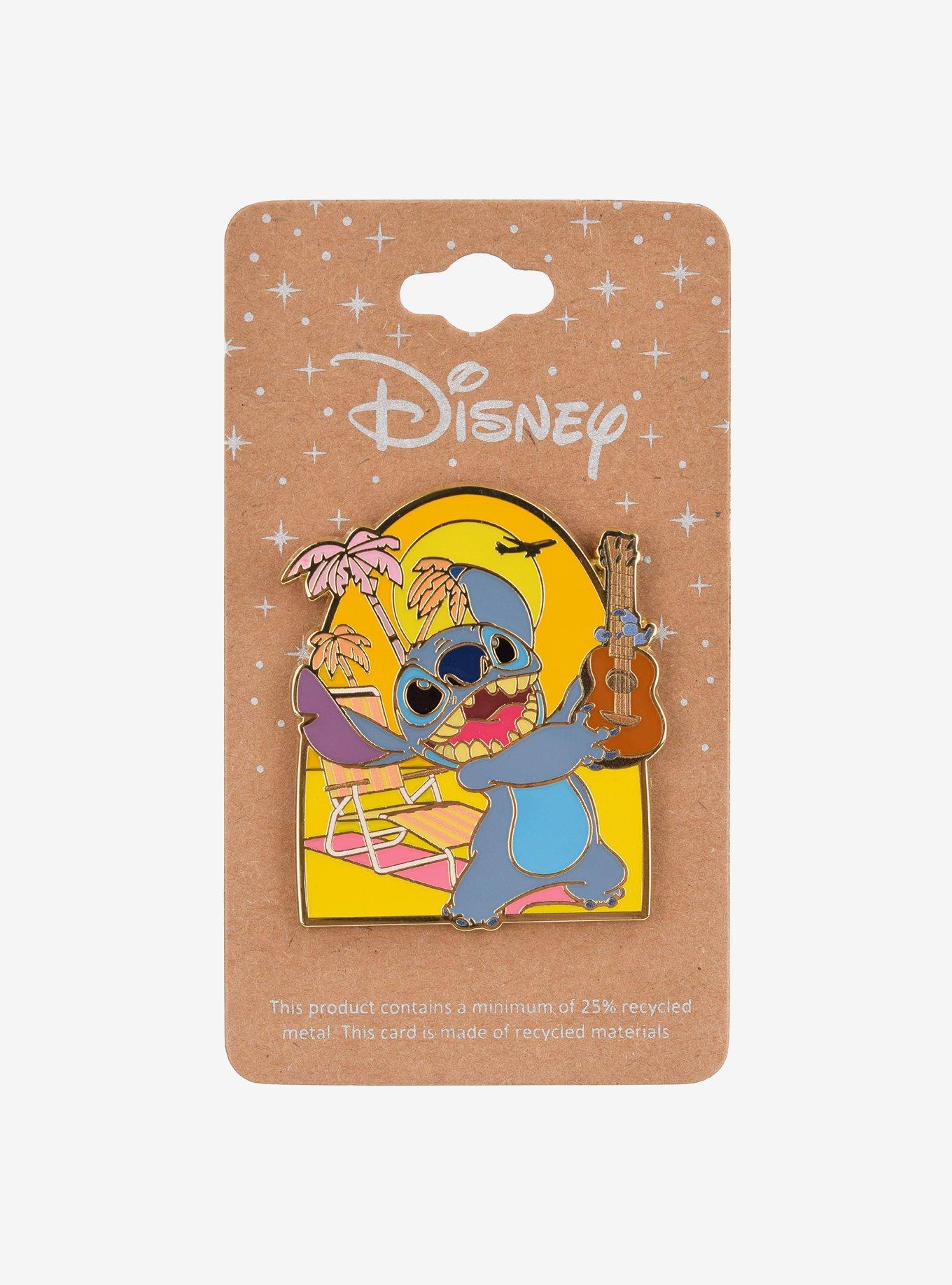 Disney Lilo & Stitch Ukelele Stitch Enamel Pin - BoxLunch Exclusive, , alternate