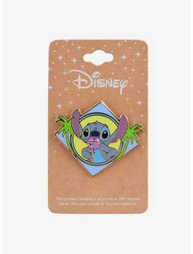Disney Lilo & Stitch Bubblegum Stitch Enamel Pin - BoxLunch Exclusive, , hi-res