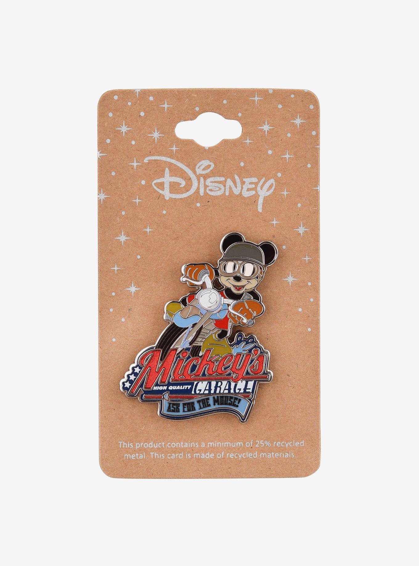 Disney Mickey Mouse Mickey's Garage Motorcycle Enamel Pin - BoxLunch Exclusive, , alternate