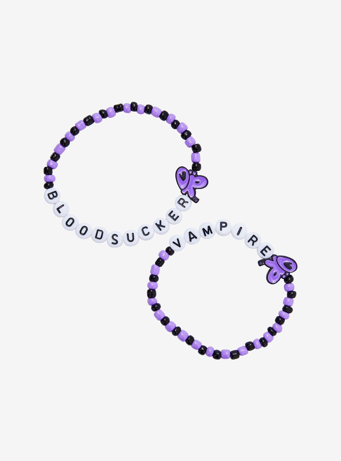 Olivia Rodrigo Logo Vampire Best Friend Beaded Bracelet Set, , alternate
