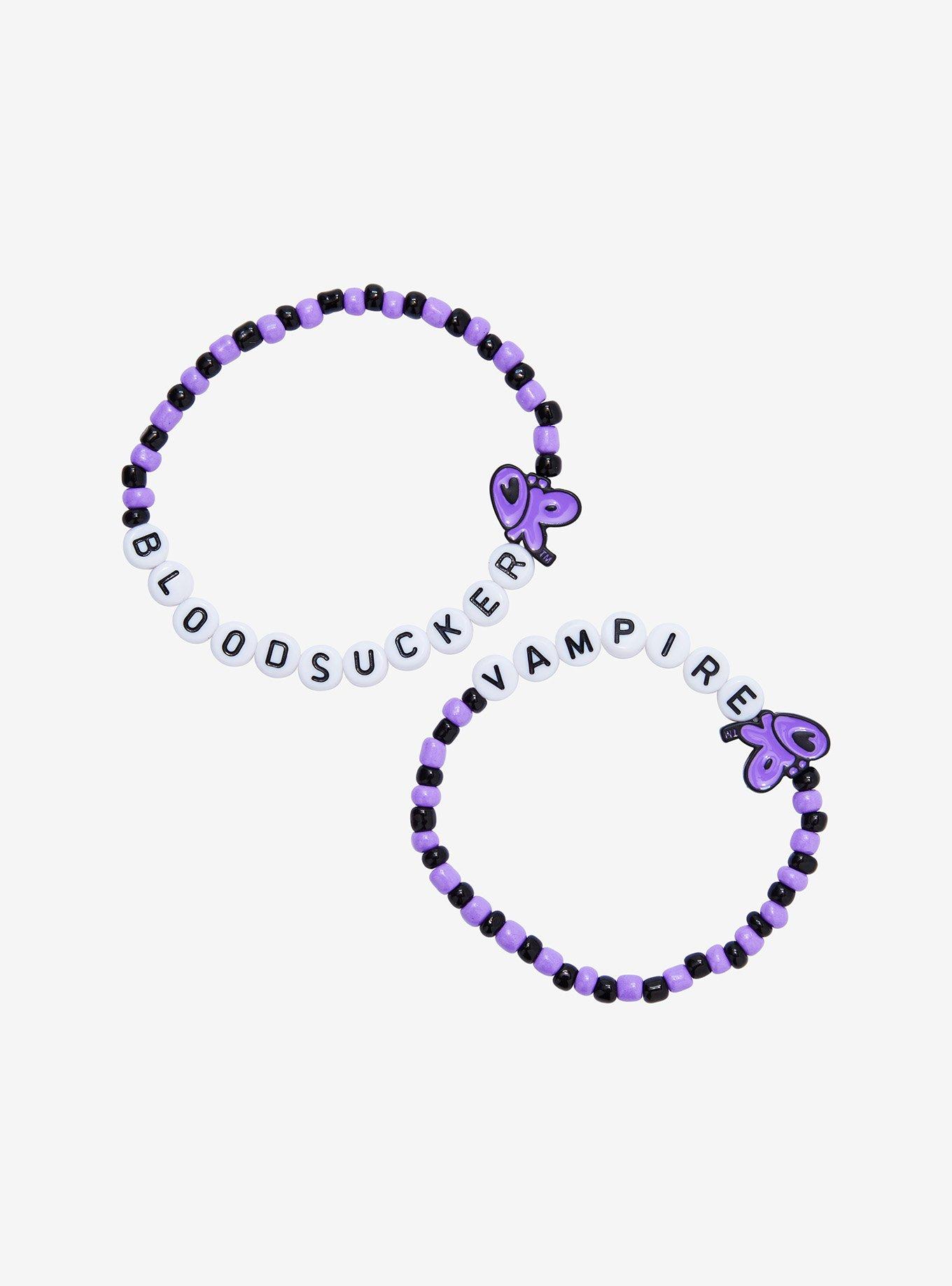 Olivia Rodrigo Logo Vampire Best Friend Beaded Bracelet Set, , hi-res