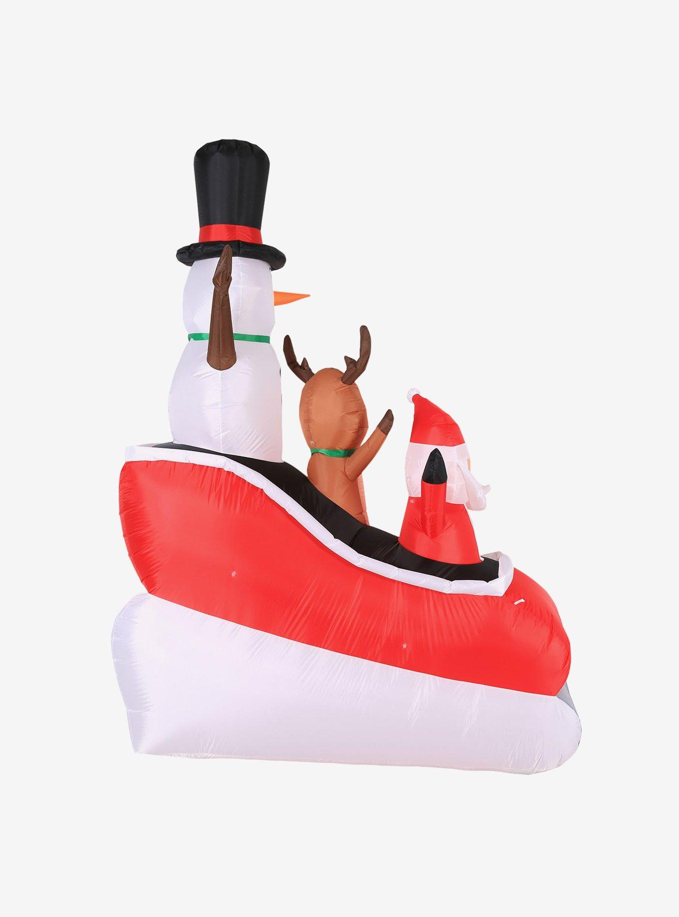 Santa Sleigh Ride Airblown, , alternate