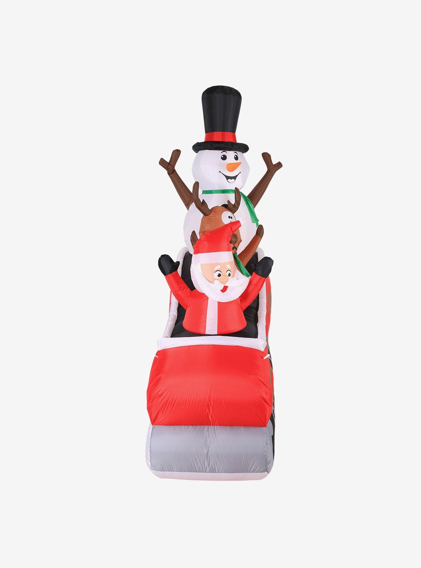 Santa Sleigh Ride Airblown, , alternate