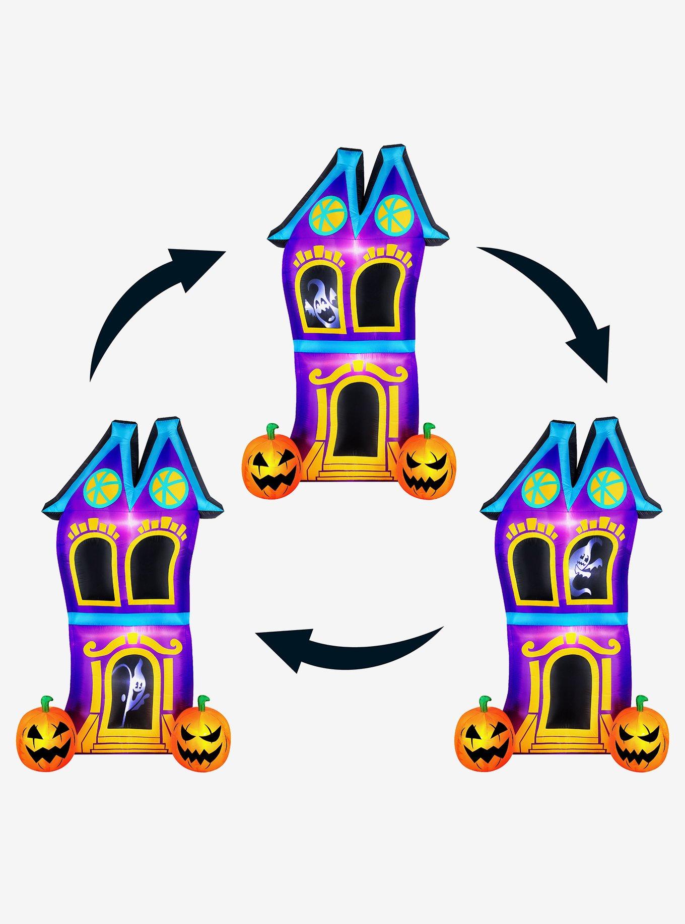 Haunted House with Projection Airblown, , alternate