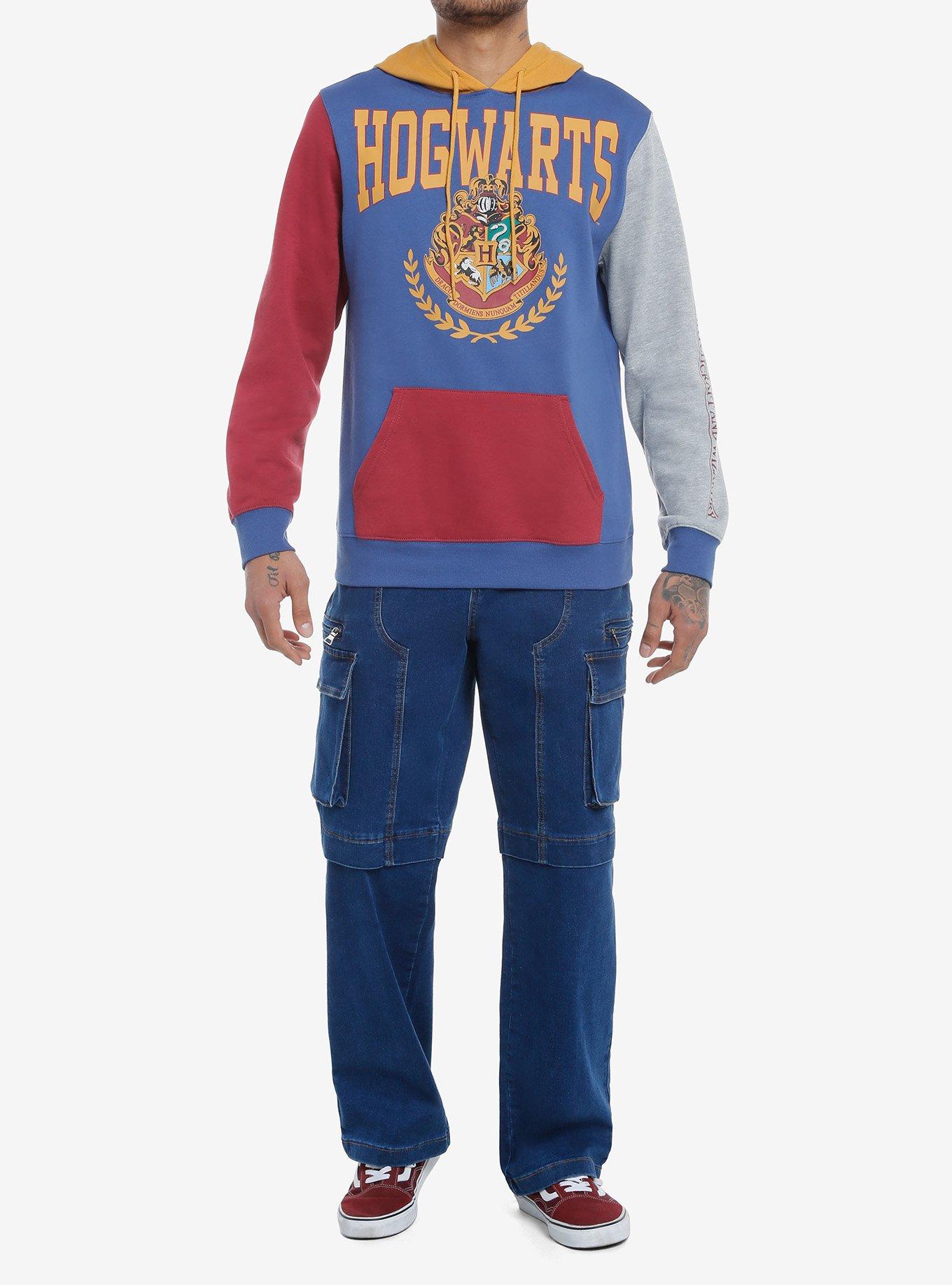 Harry Potter Hogwarts Color-Block Hoodie, MULTI, alternate