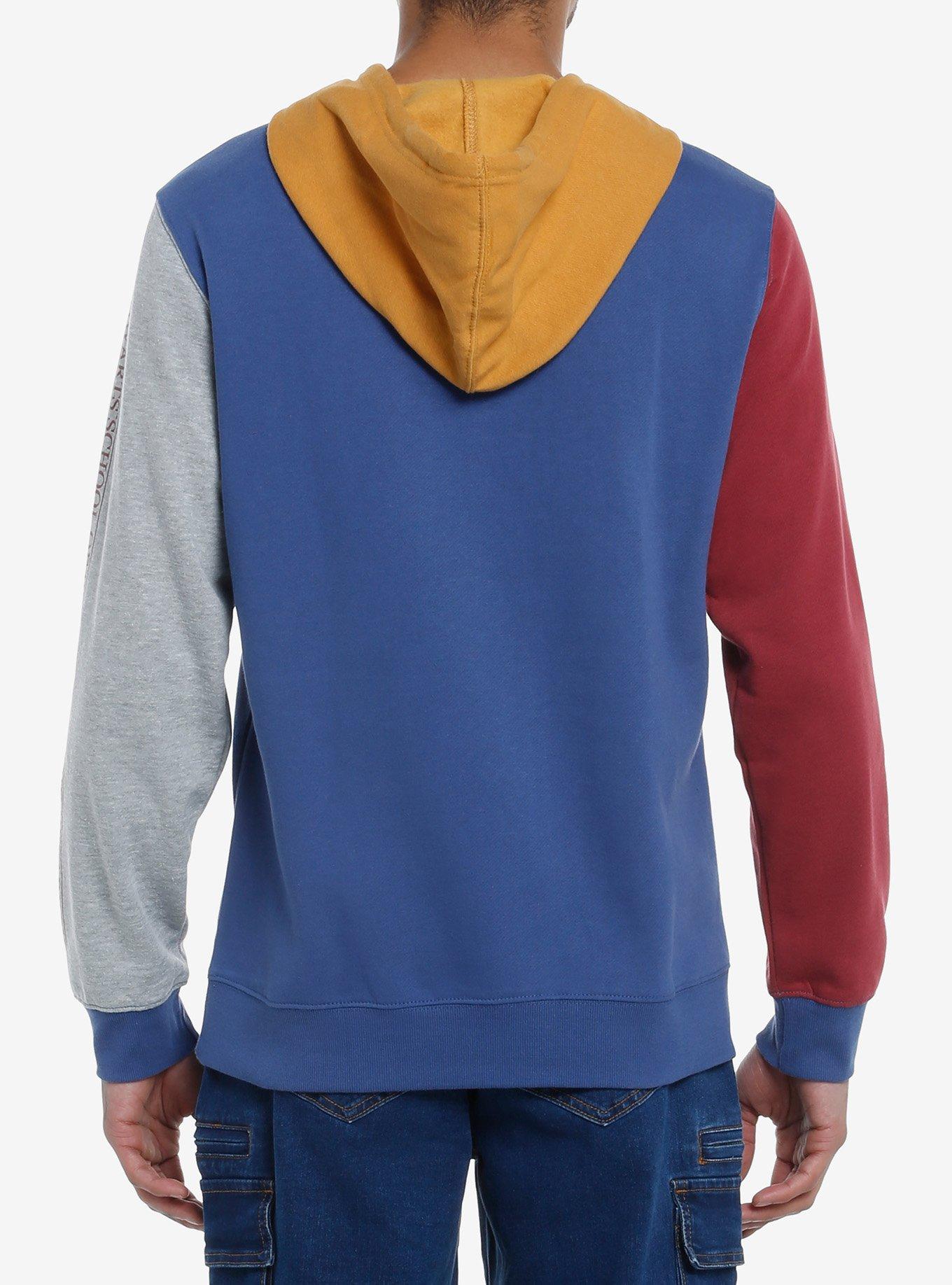 Harry Potter Hogwarts Color-Block Hoodie, MULTI, alternate