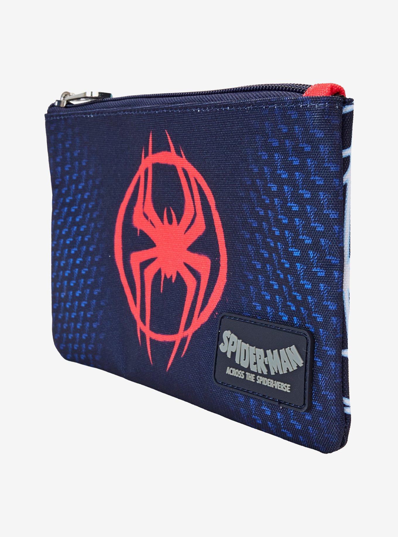 Loungefly Spider-Man: Across the Spider-Verse Miles Morales Suit Logo Wristlet, , alternate