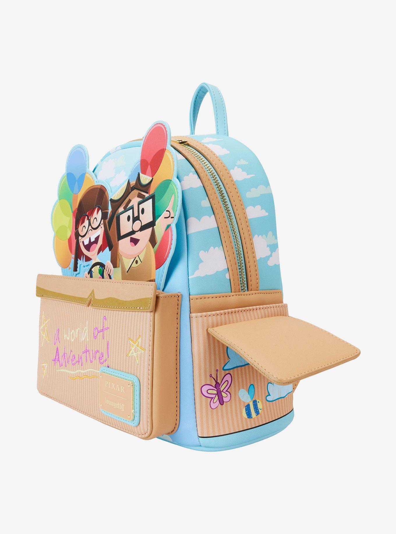 Loungefly Disney Pixar Up Carl & Ellie Cardboard Plane Mini Backpack, , alternate