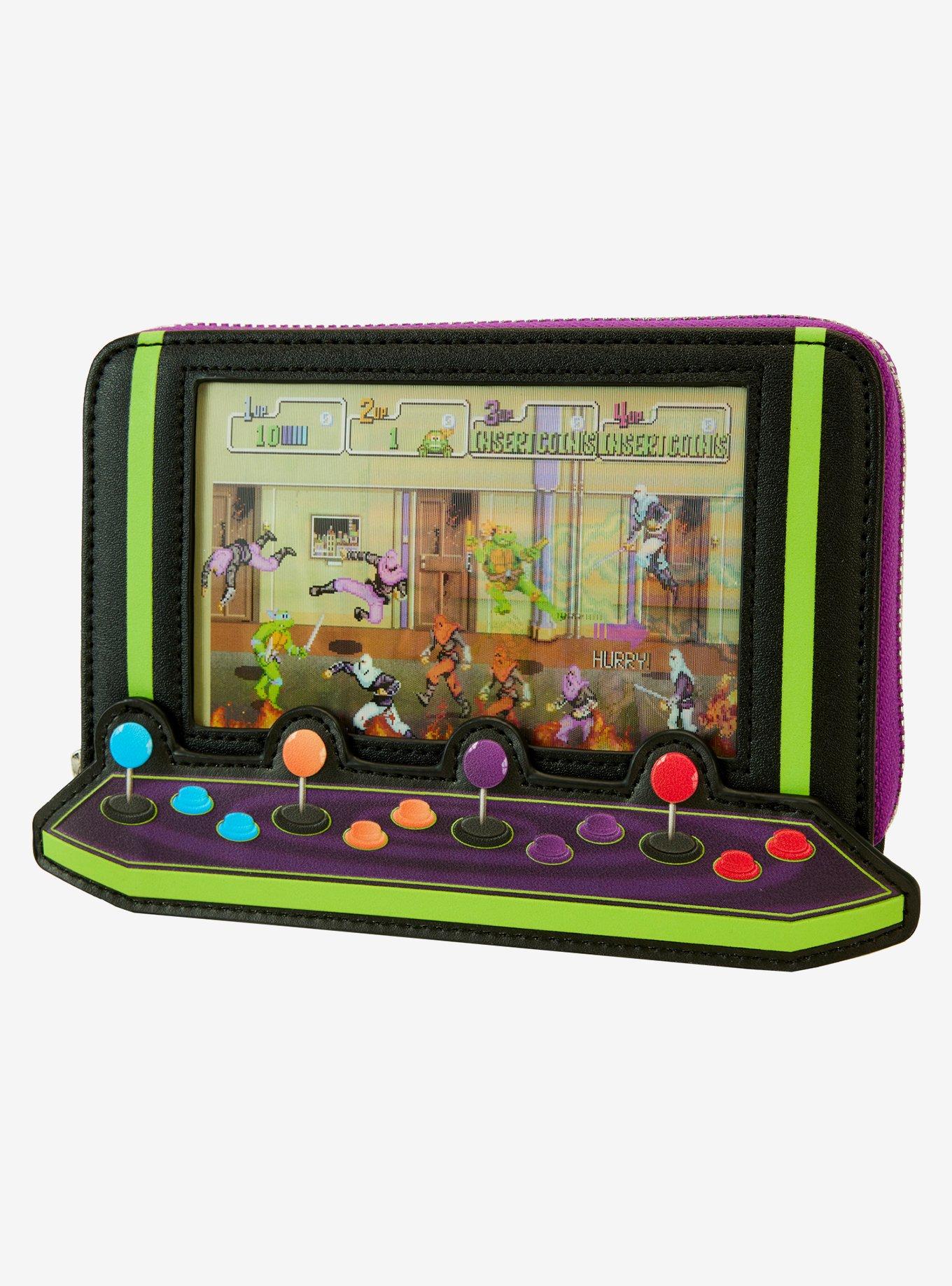 Loungefly Teenage Mutant Ninja Turtles Arcade Game Figural Zip Wallet, , alternate