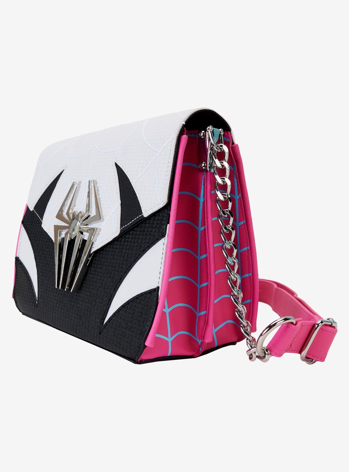 Loungefly Spider-Man: Across the Spider-Verse Spider Gwen Logo Crossbody Bag, , alternate