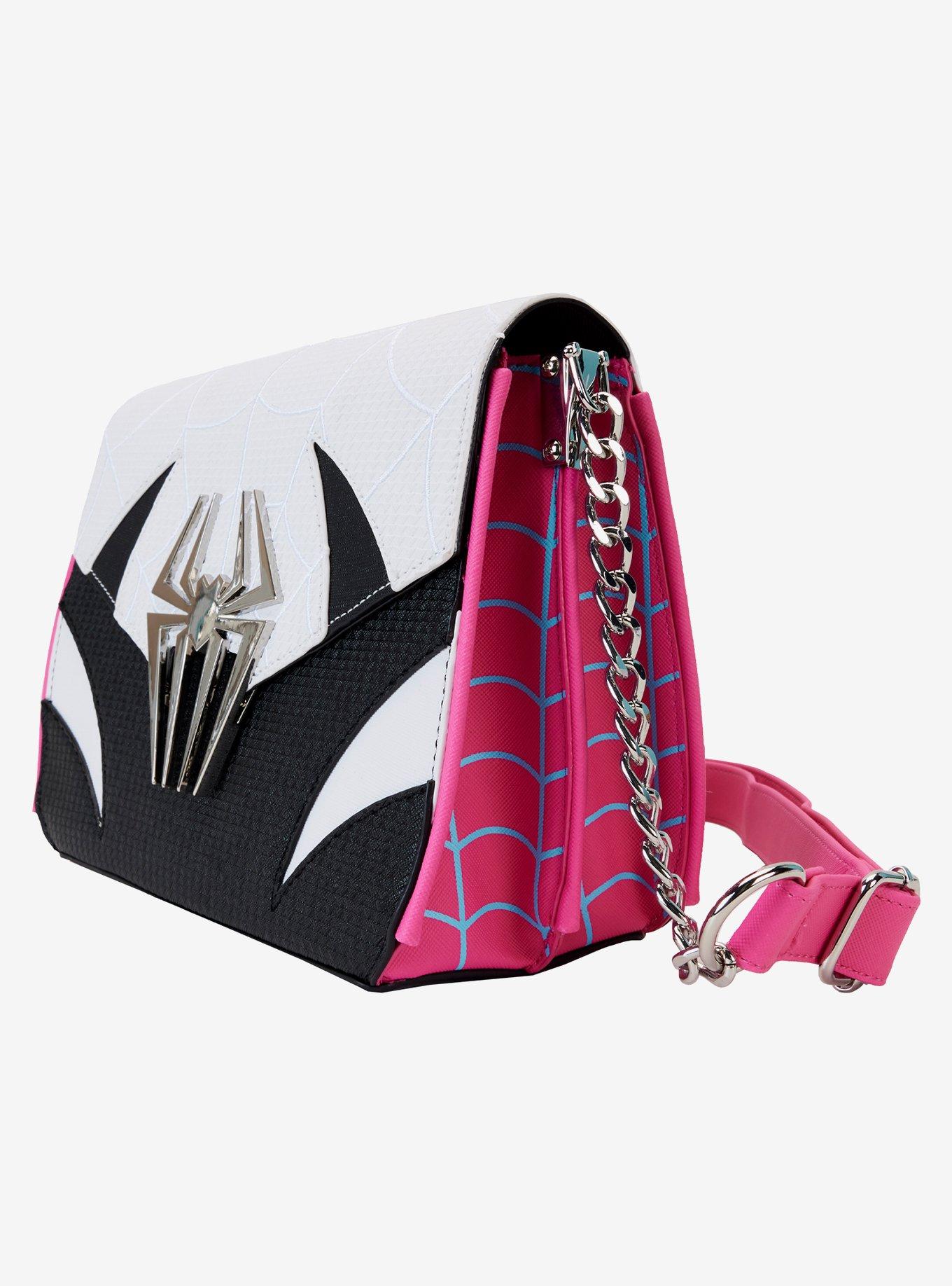 Loungefly Spider-Man: Across the Spider-Verse Spider Gwen Logo Crossbody Bag, , hi-res