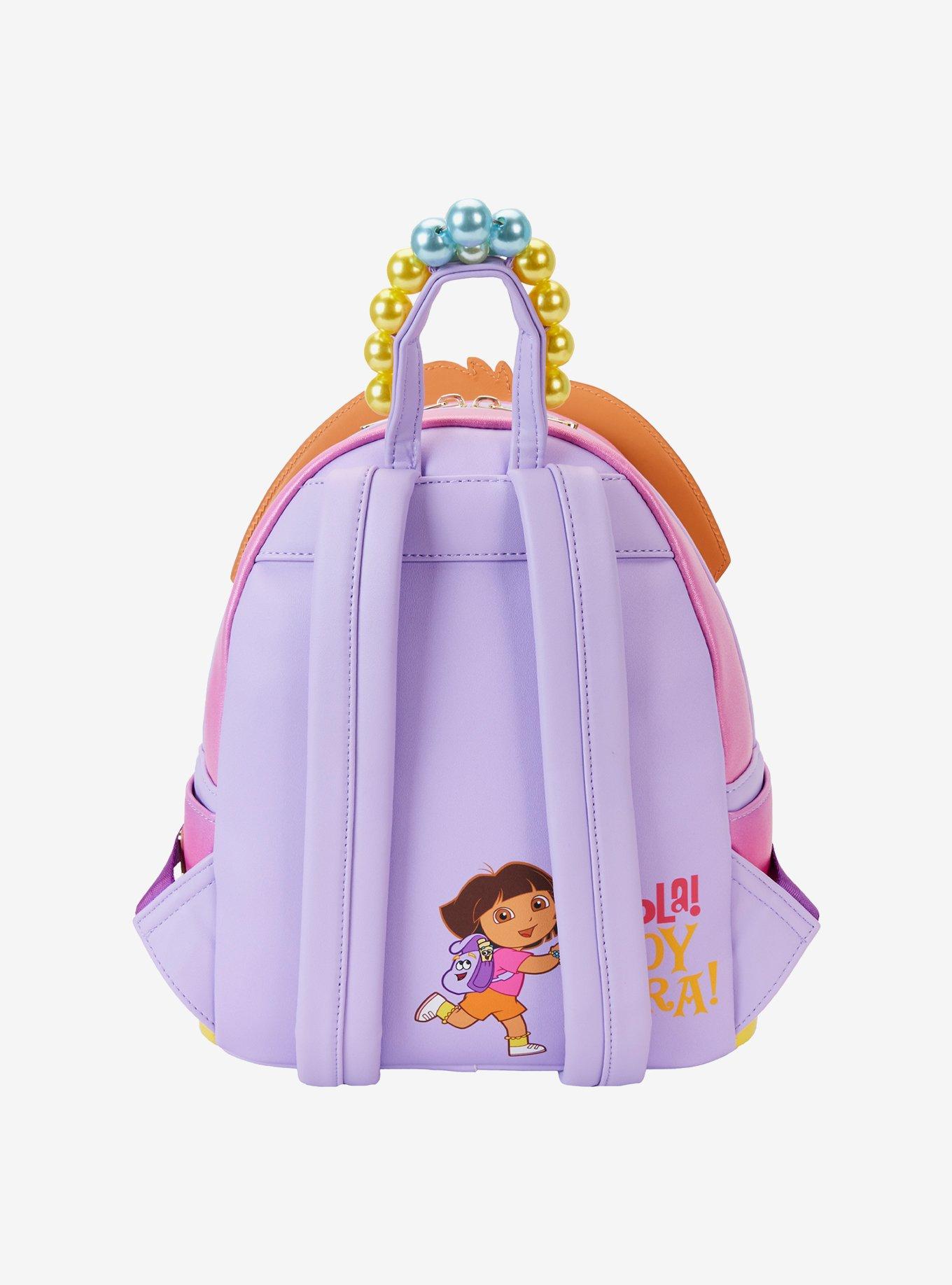 Loungefly Dora the Explorer Dora and Backpack Replica Mini Backpack, , alternate