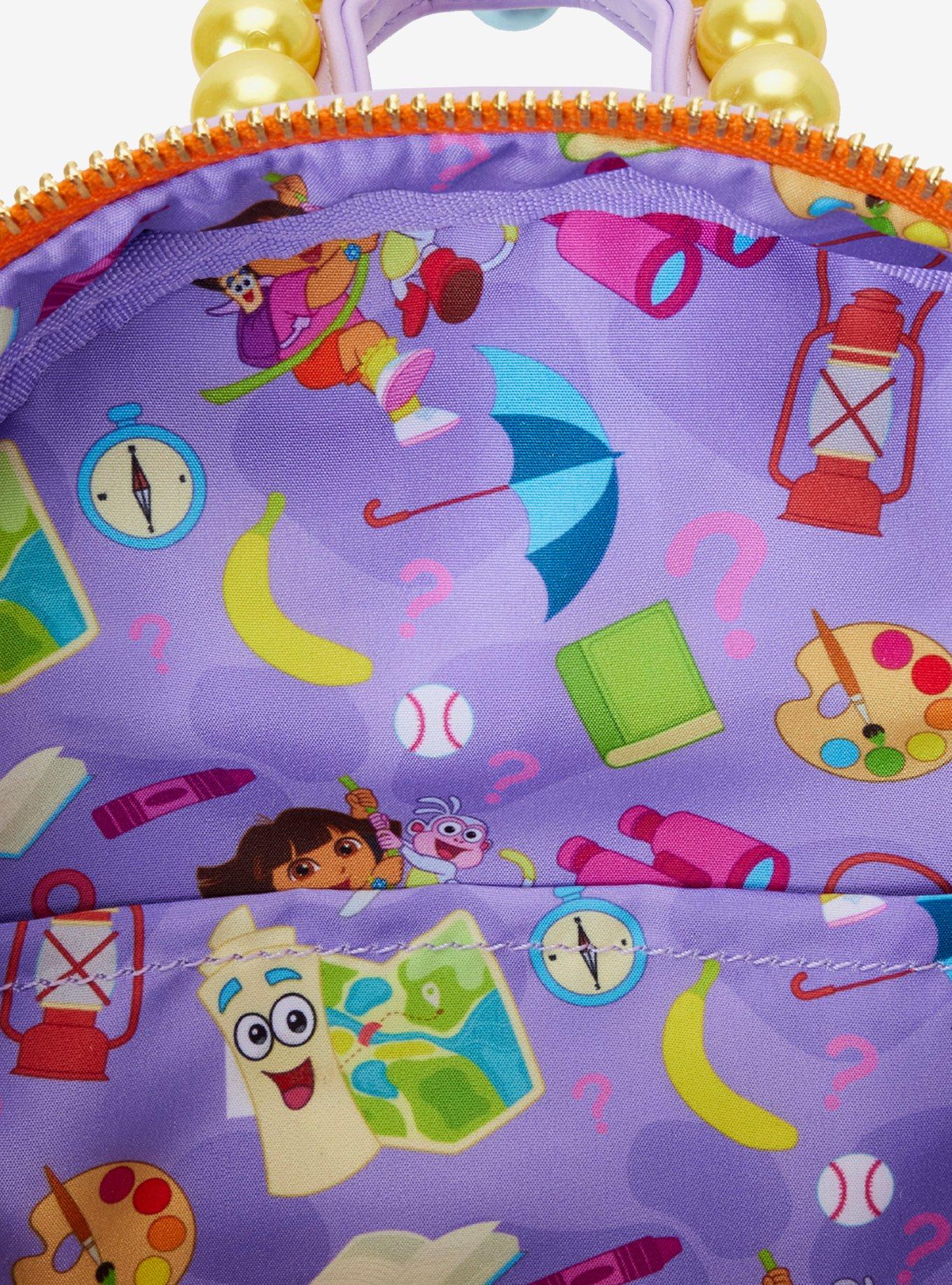 Loungefly Dora the Explorer Dora and Backpack Replica Mini Backpack, , alternate