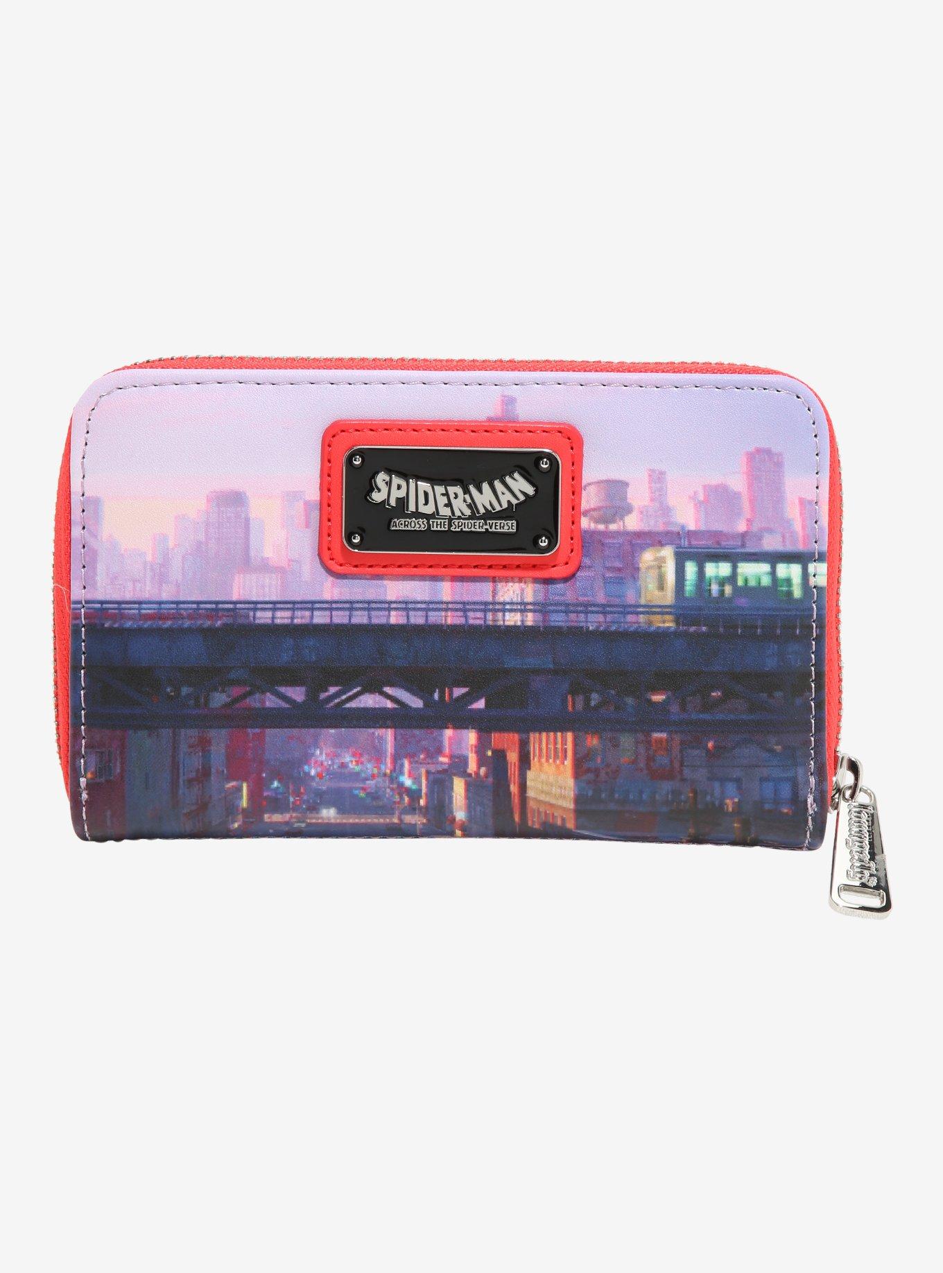 Loungefly Marvel Spider-Man: Across the Spider-Verse Spider-Gwen Scene Small Zip Wallet, , alternate