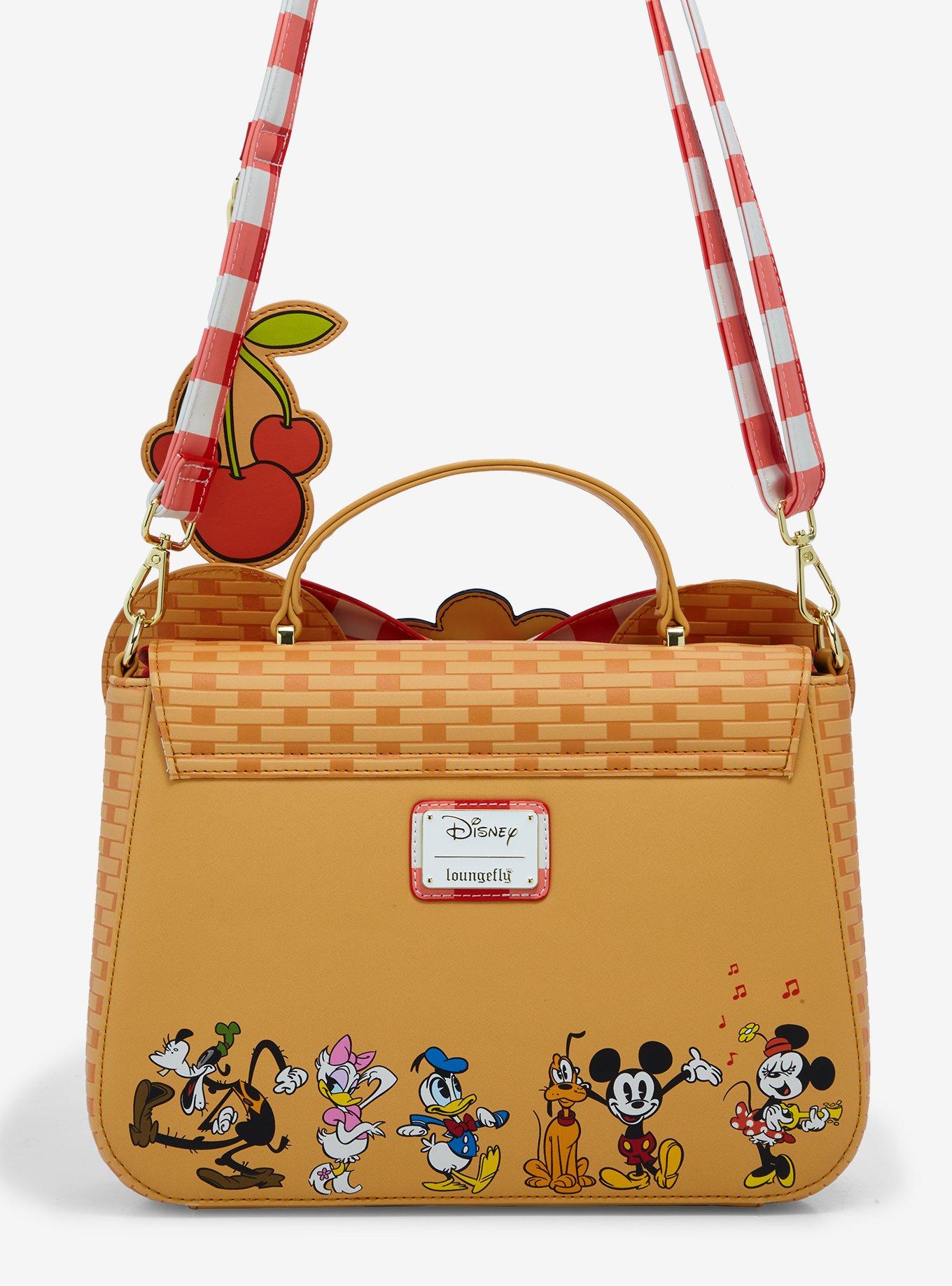 Loungefly Disney Minnie Mouse Picnic Basket Crossbody Bag, , alternate