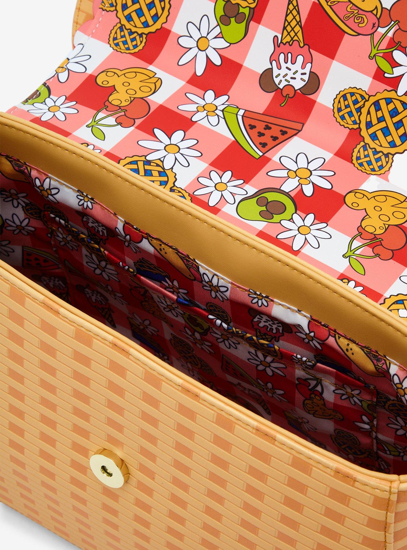 Loungefly Disney Minnie Mouse Picnic Basket Crossbody Bag, , alternate