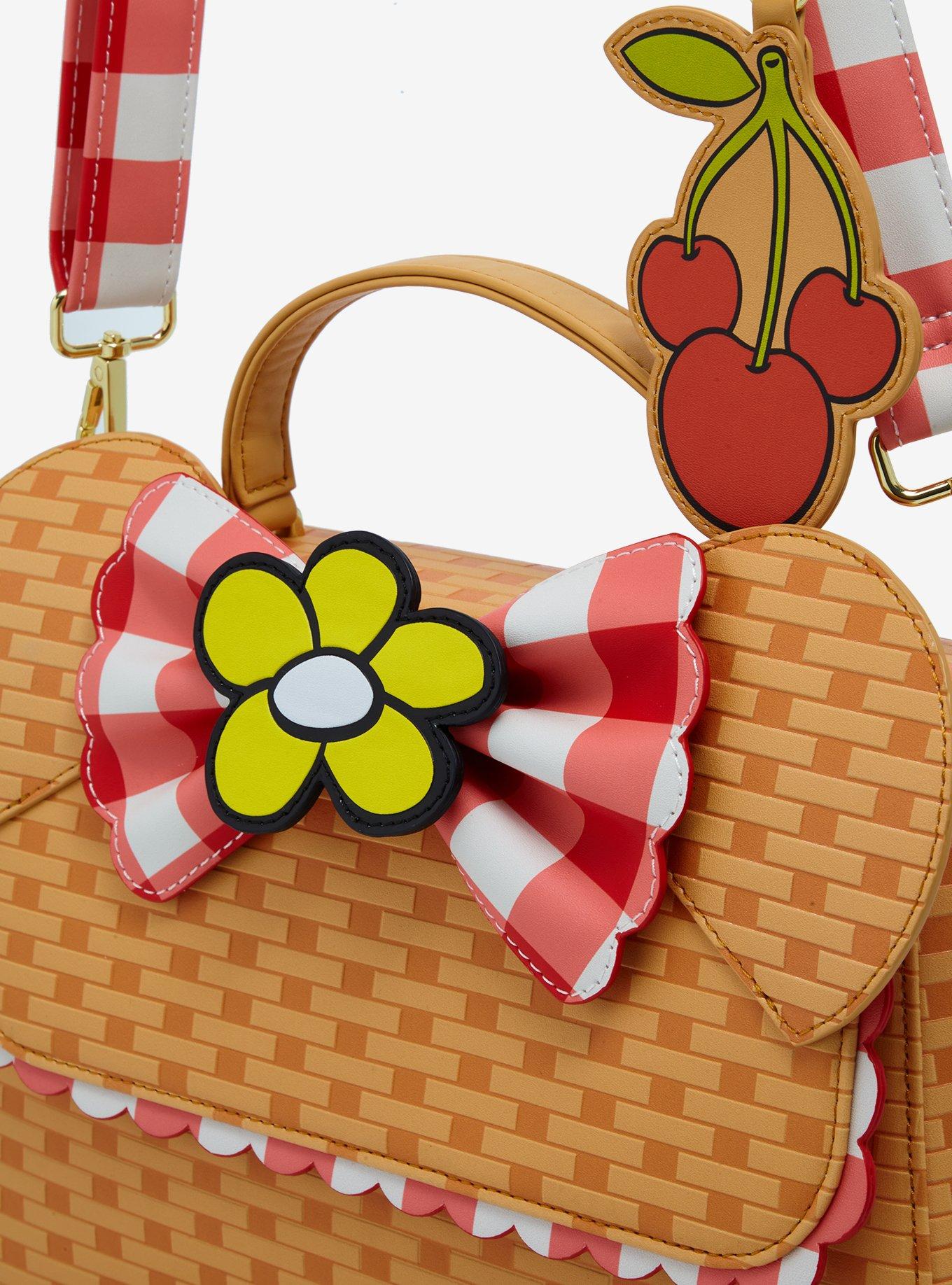 Loungefly Disney Minnie Mouse Picnic Basket Crossbody Bag, , alternate