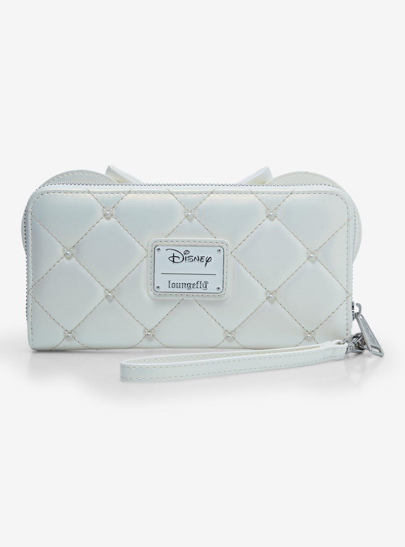 Loungefly Disney Minnie Mouse Iridescent Wedding Wallet, , alternate