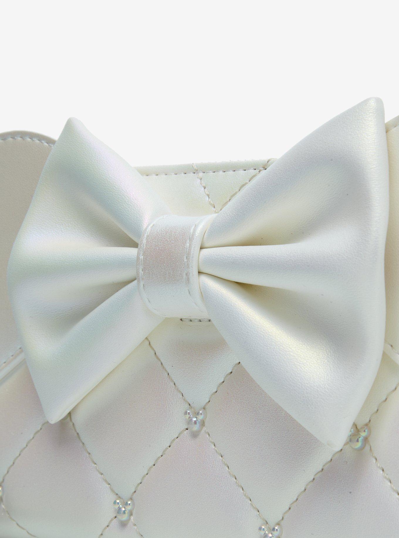 Loungefly Disney Minnie Mouse Iridescent Wedding Wallet, , alternate