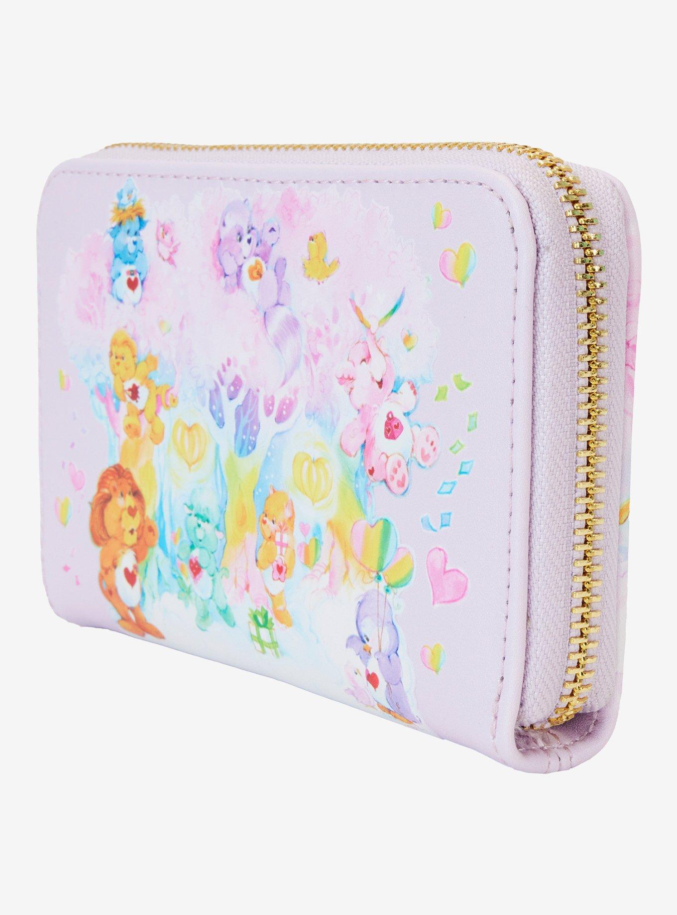 Loungefly Care Bears Allover Print Zip Wallet, , alternate