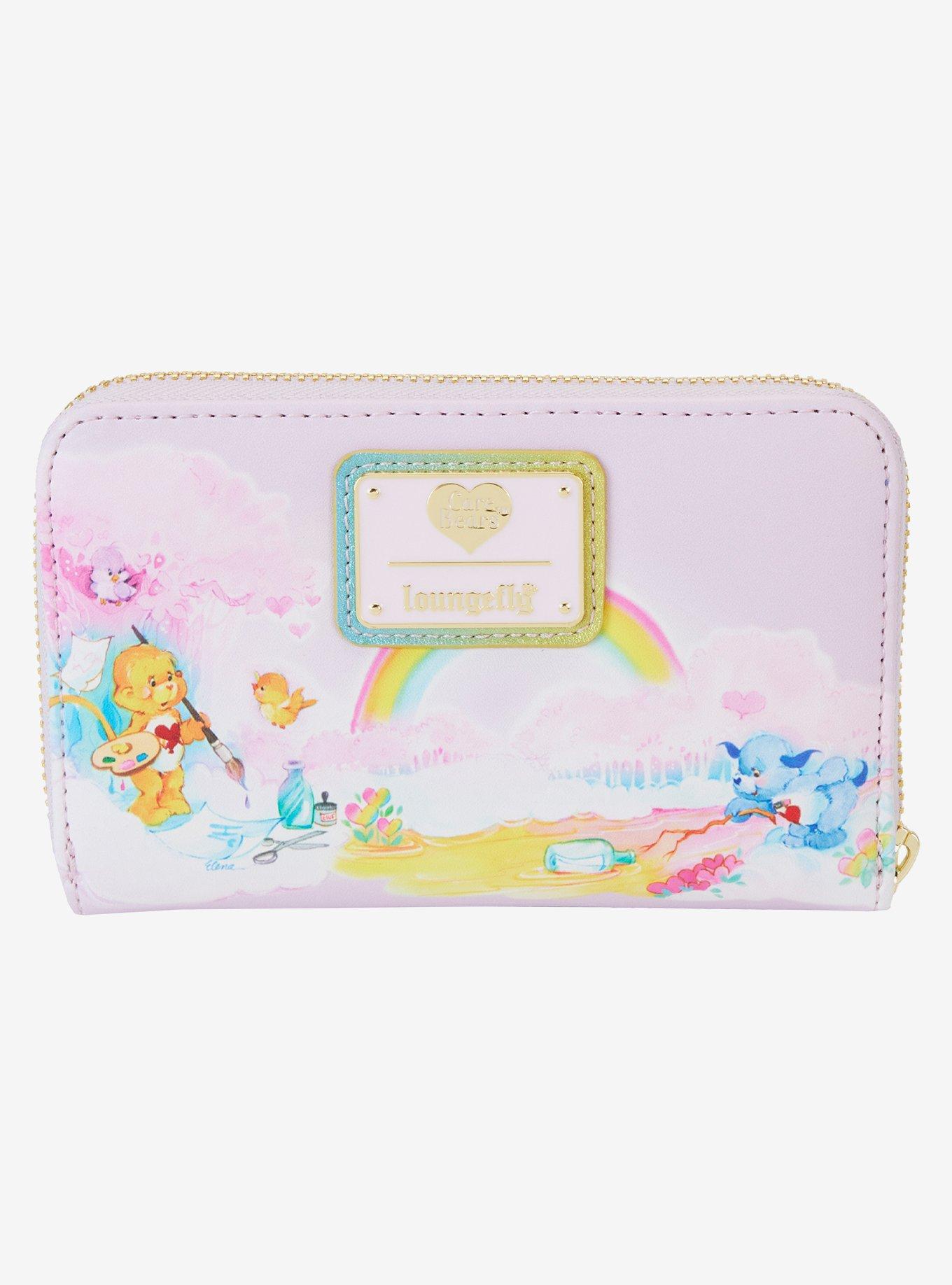 Loungefly Care Bears Allover Print Zip Wallet, , alternate