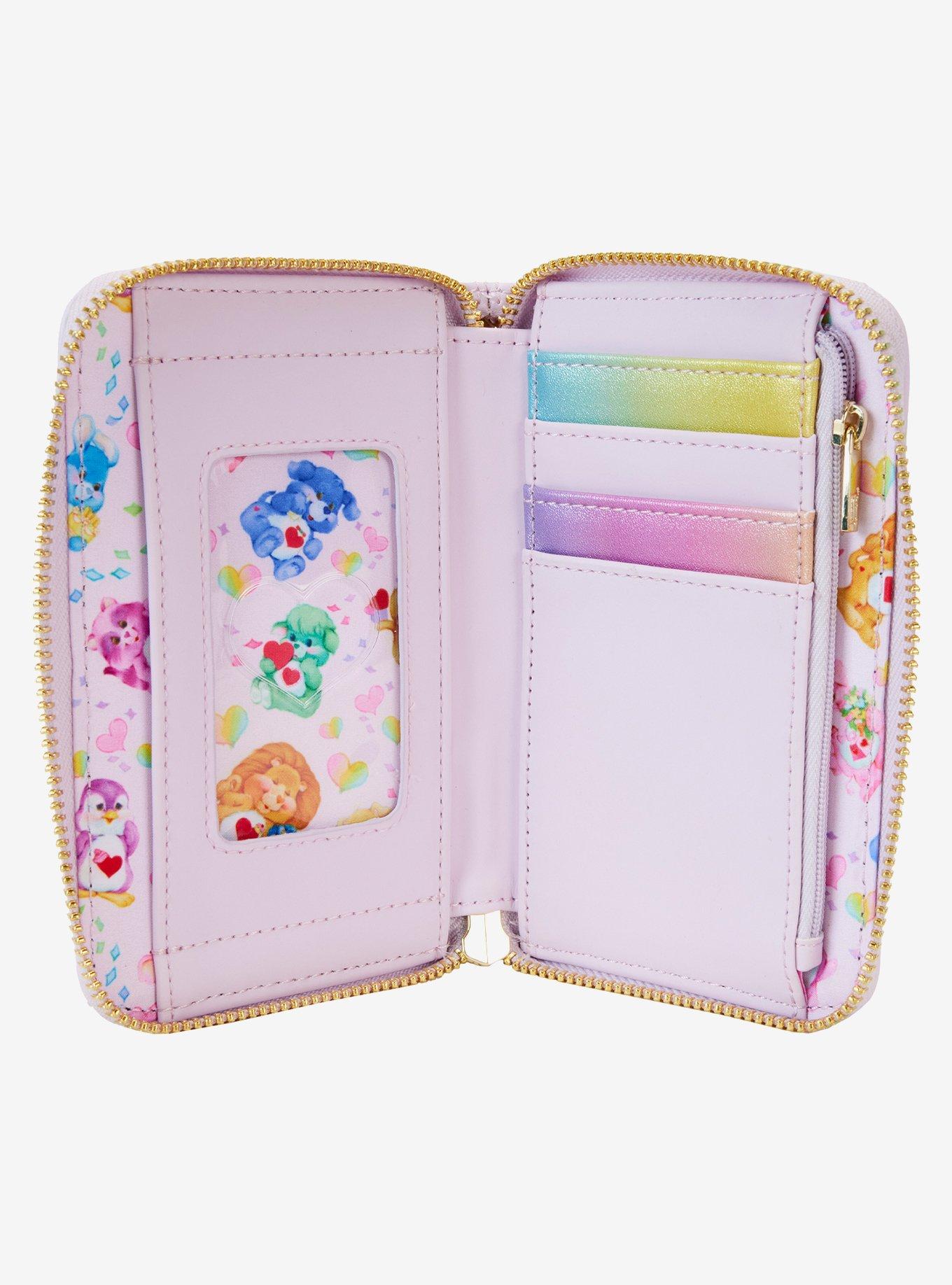 Loungefly Care Bears Allover Print Zip Wallet, , alternate
