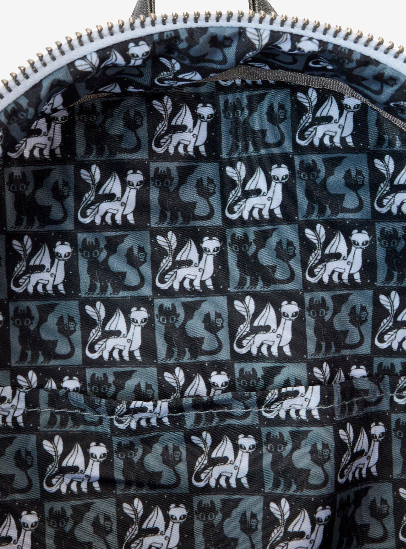 Loungefly DreamWorks How to Train Your Dragon Toothless and Light Fury Mini Backpack, , alternate