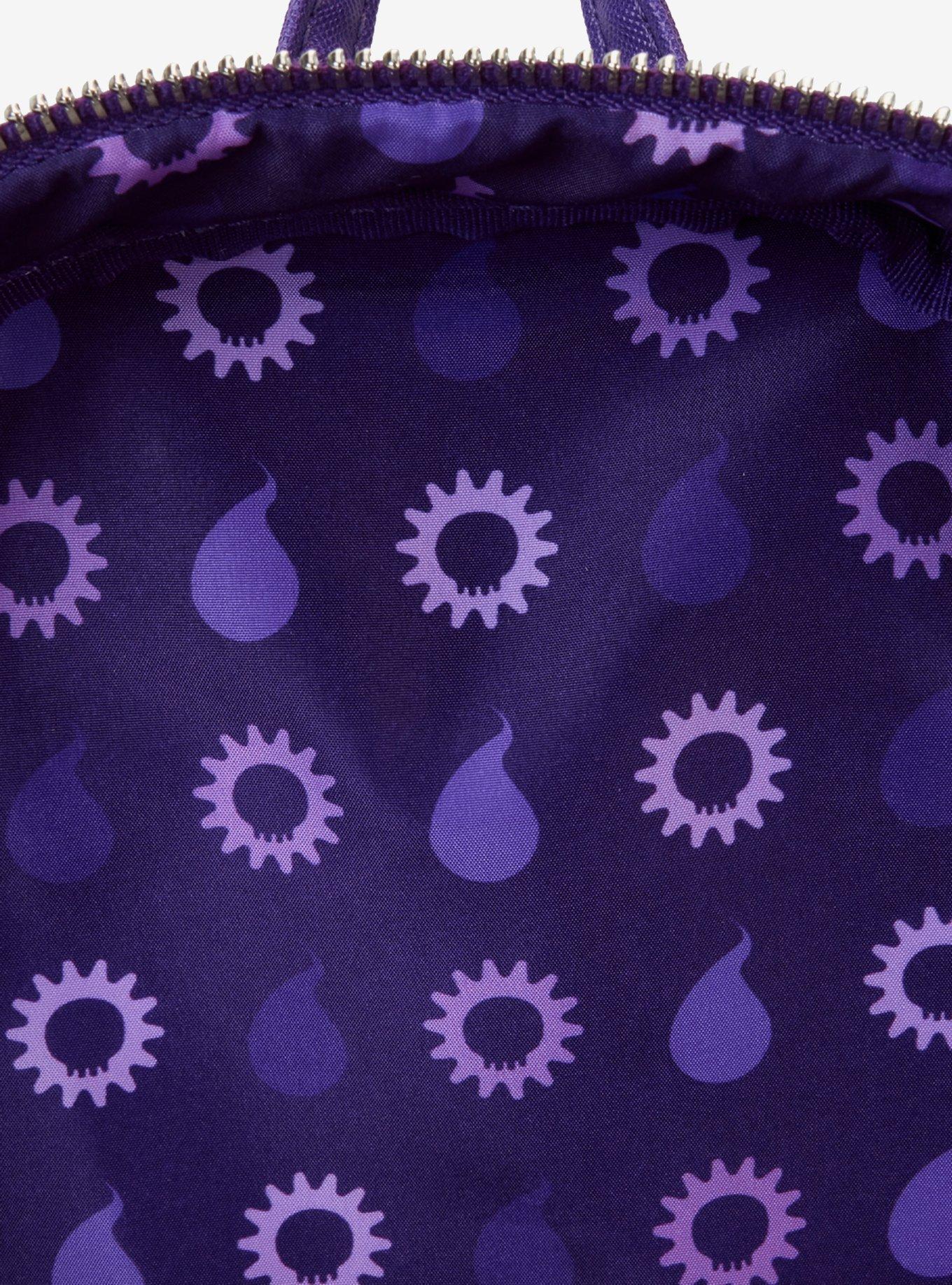 Loungefly Pok&eacute;mon Gengar Evolution Triple Pocket Mini Backpack, , alternate