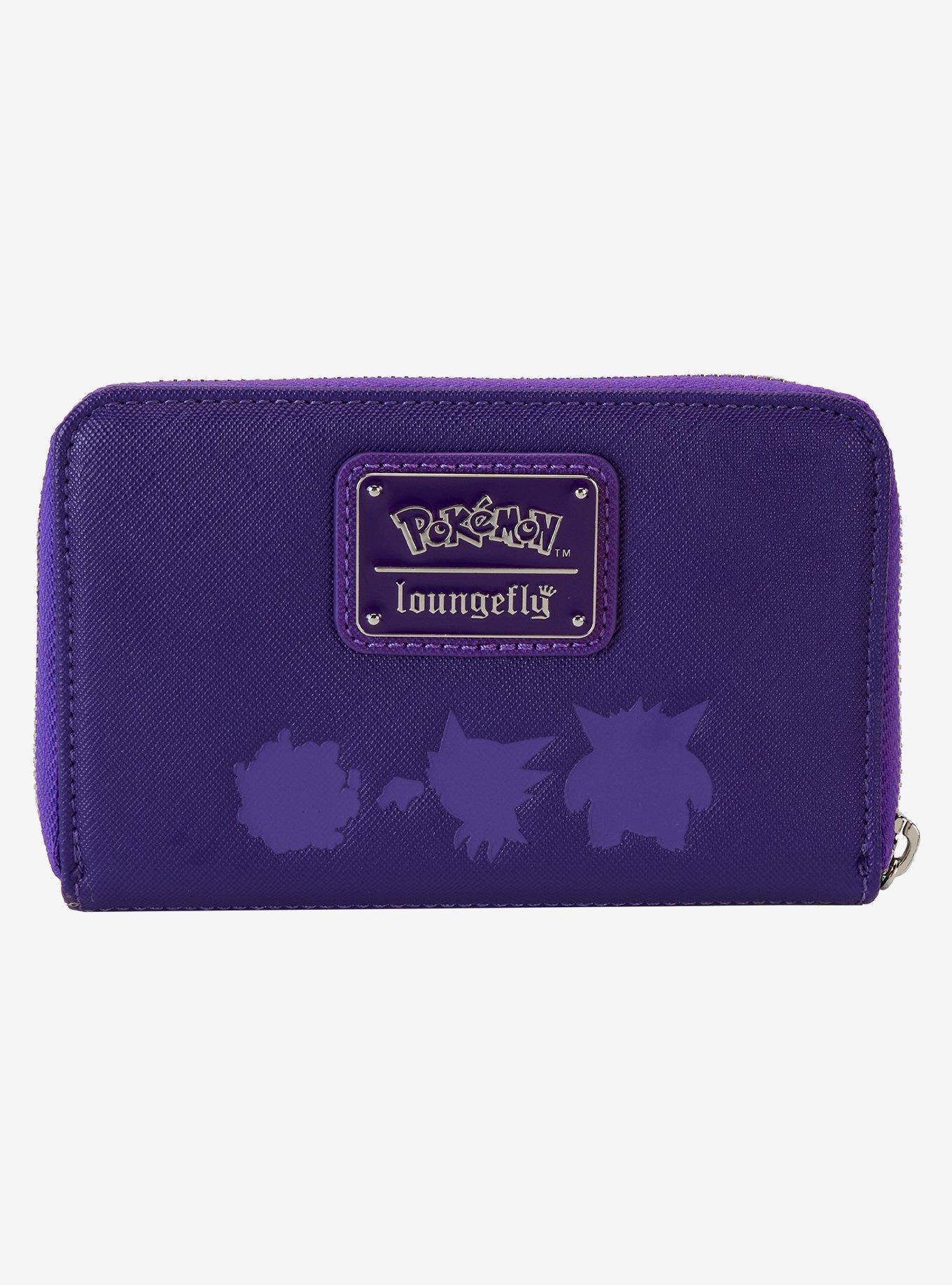 Loungefly Pok&eacute;mon Gengar Evolution Zip Wallet, , alternate