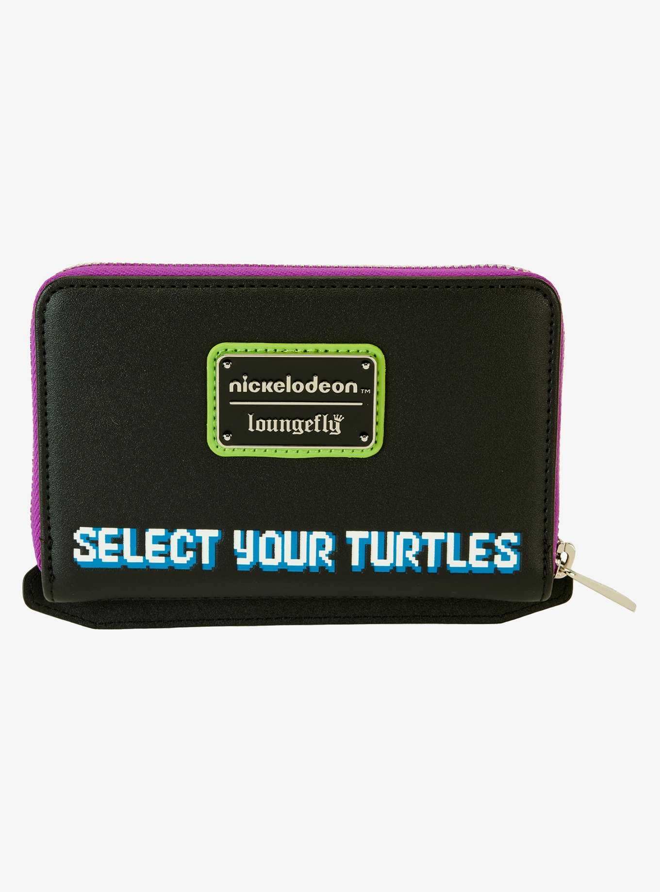Loungefly Teenage Mutant Ninja Turtles Arcade Lenticular Glow-In-The-Dark Zipper Wallet, , hi-res