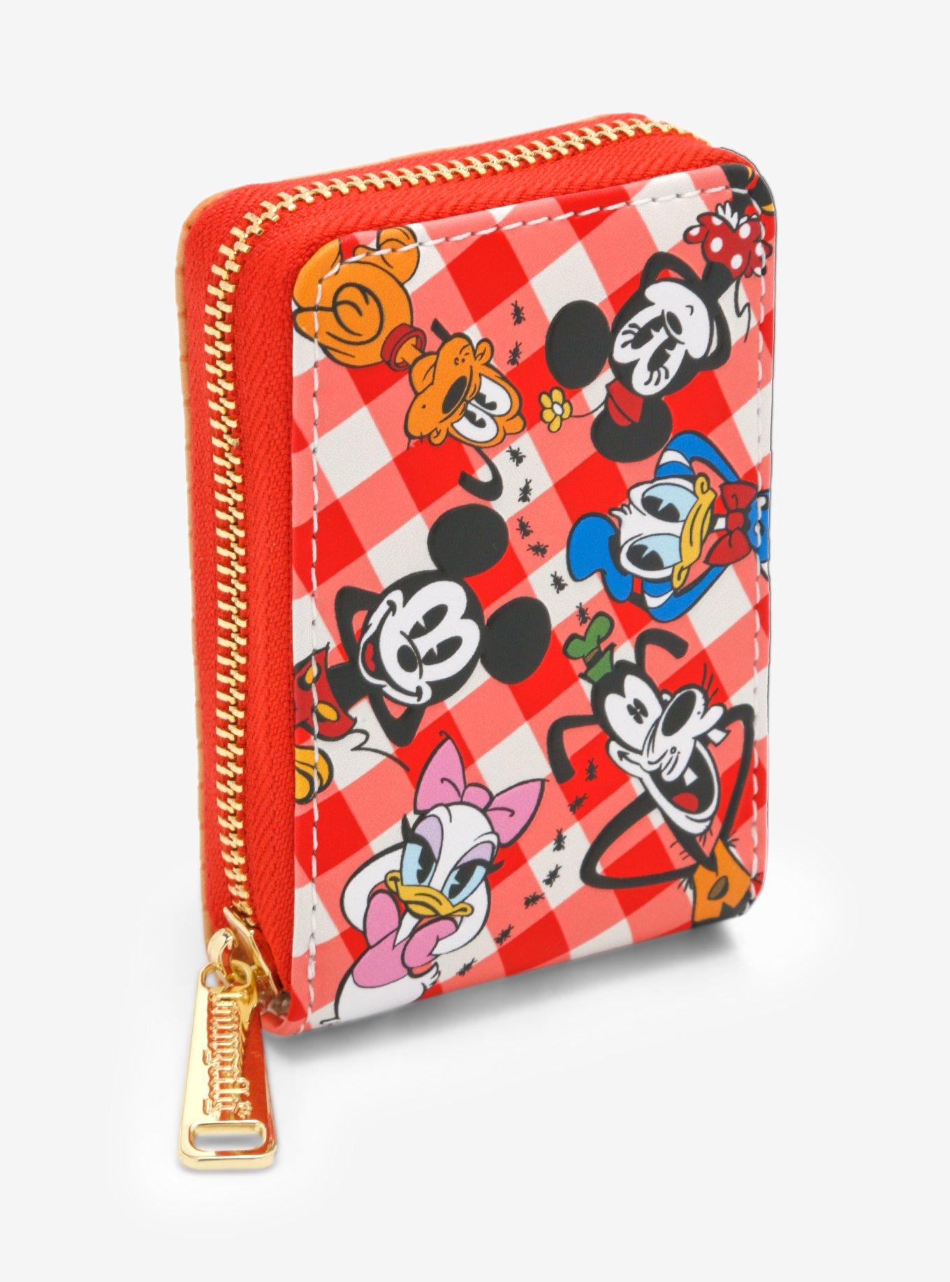 Loungefly Disney Mickey Mouse & Friends Picnic Mini Zipper Wallet, , alternate